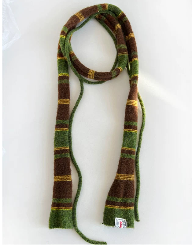 TRIA SELECT | CHIC STRIPED SCARF【ID:TN00127】