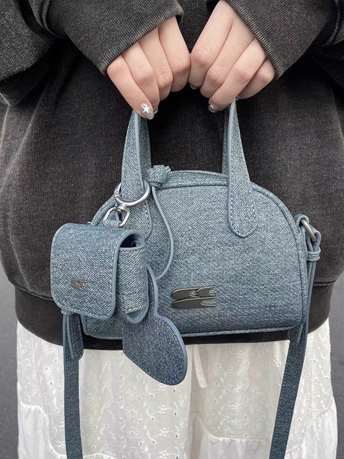 VINTAGE FAUX LEATHER MINI BAG