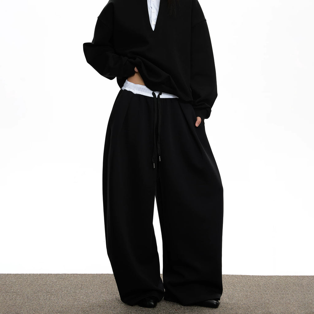 VATTY | LEISURE SET COLLEGE STYLE SWEATER PANTS【ID:TN00208】
