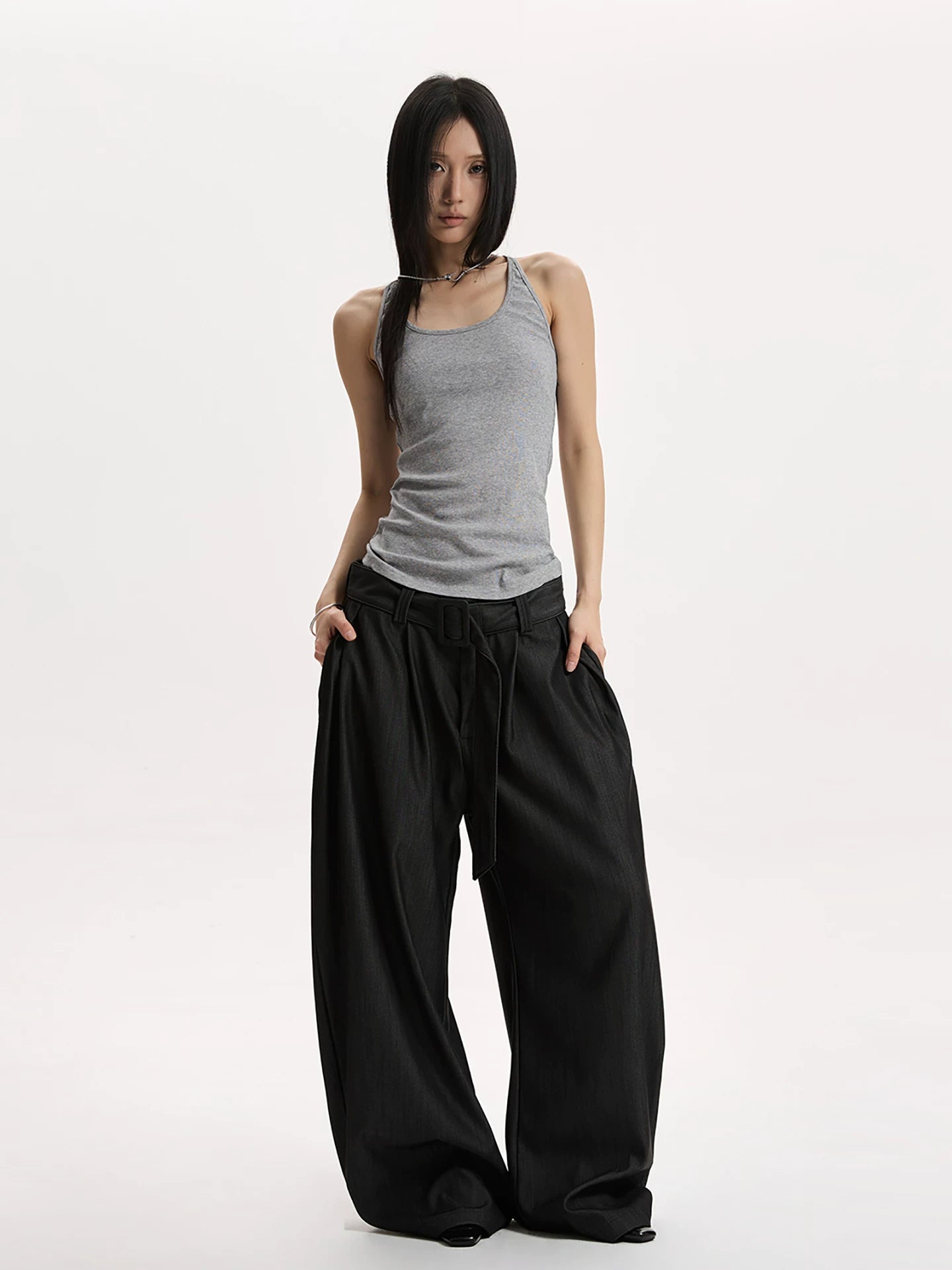 VINTAGE DRAPEY CASUAL PANTS