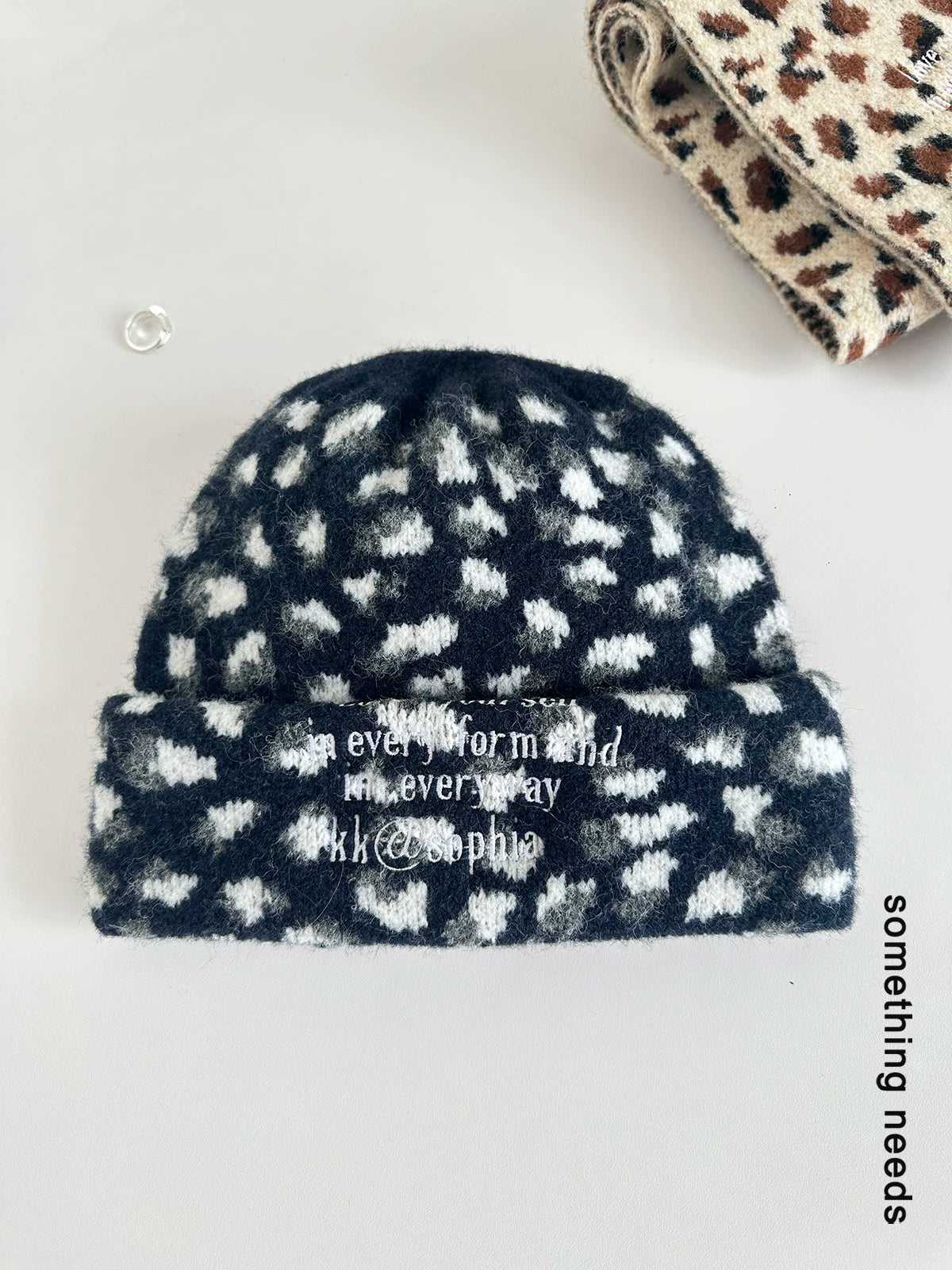 TRIA SELECT | LEOPARD PRINT WINTER BEANIE【ID:TN00138】