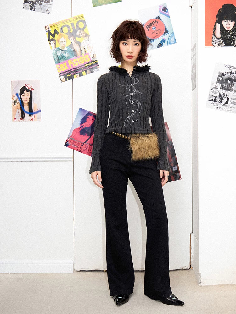 化学少女 | HIGH WAIST STRETCH JEANS【ID:TN00146】
