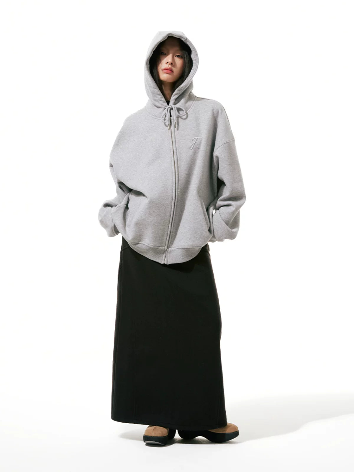 FUNKYFUN | FUNKY BOA HOODED CARDIGAN【ID:TN00181】