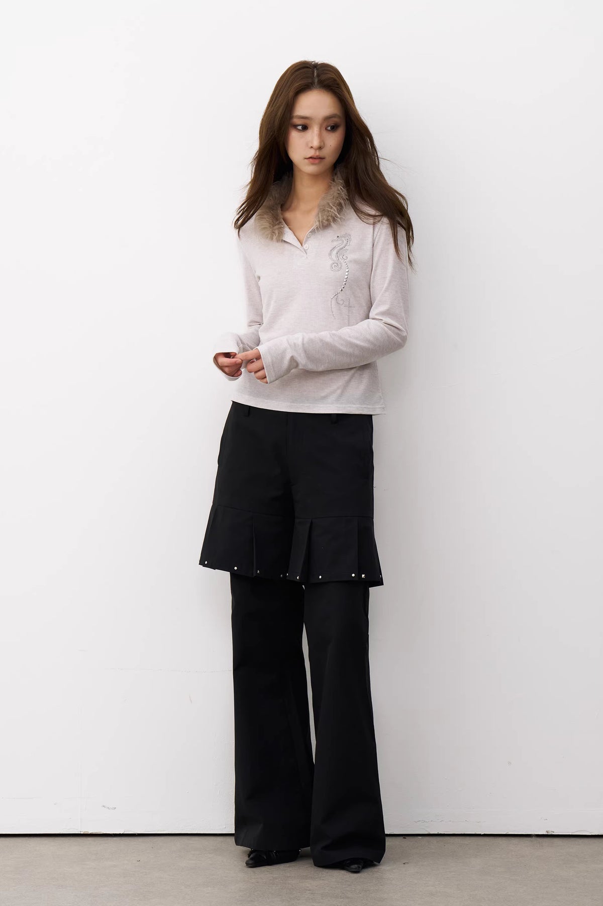Kings Road Hybrid Flare Trousers