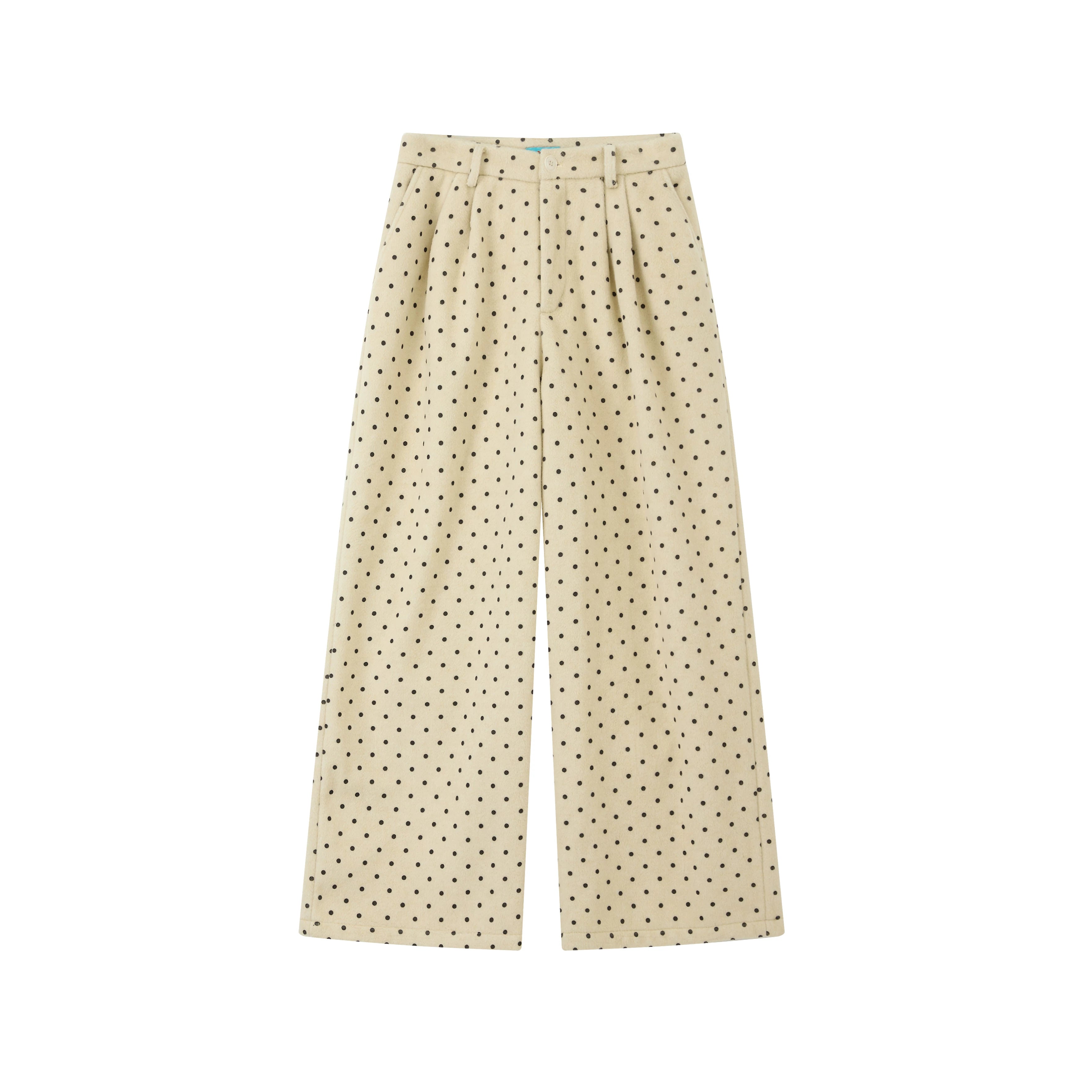 化学少女 | POLKA DOT CASUAL WOOL PANTS【ID:TN00155】