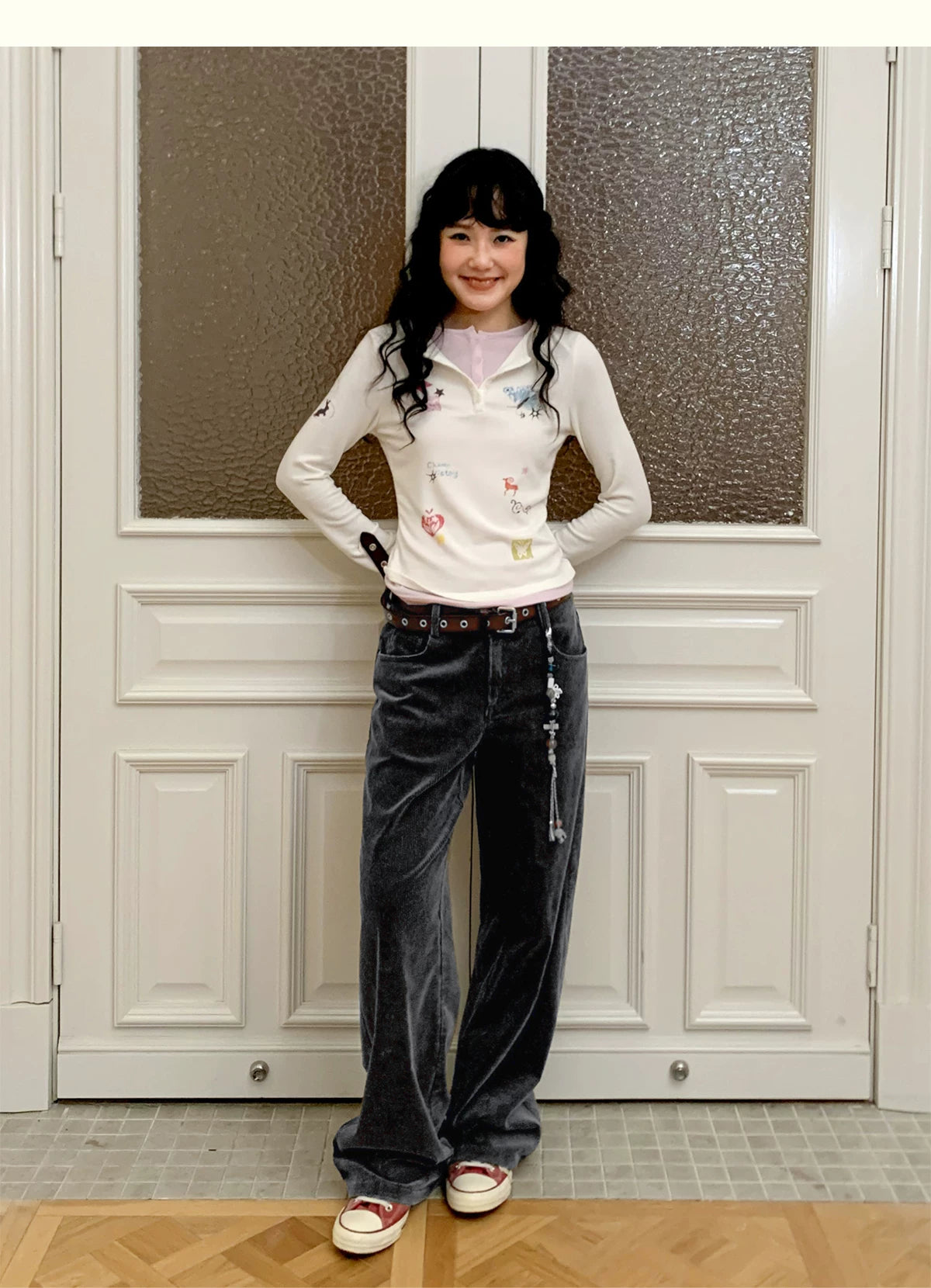 化学少女 | WINTER CASUAL CORDUROY PANTS【ID:TN00151】
