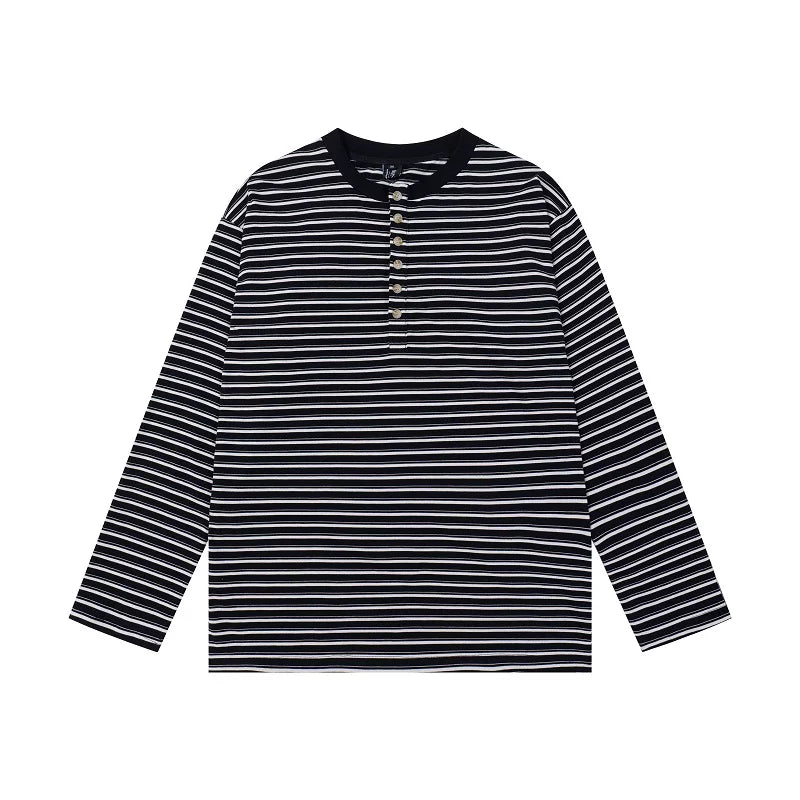 RETRO STRIPED LONG SLEEVE SHIRT