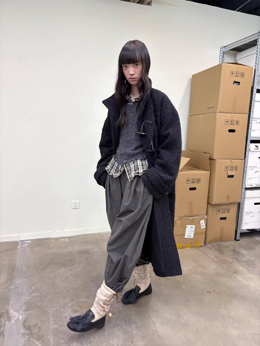 Lantern Trousers in Khaki or Soft Sand