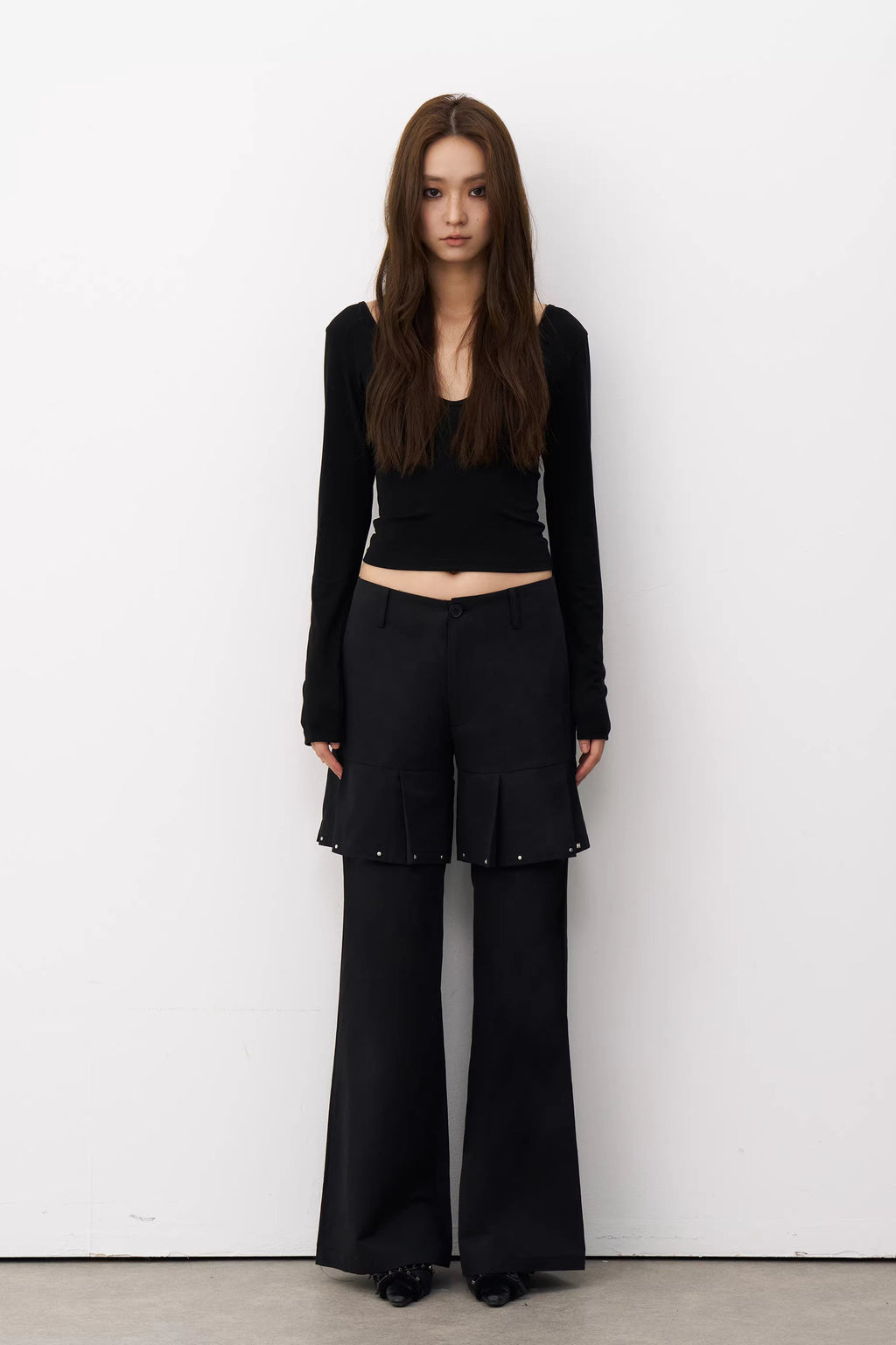 Kings Road Hybrid Flare Trousers