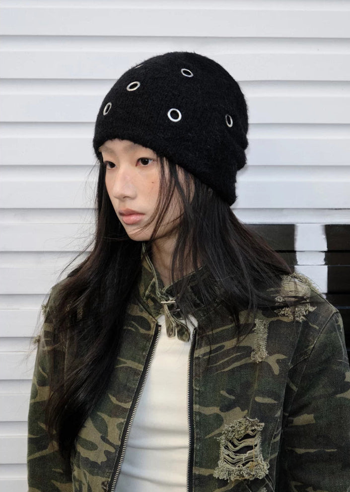 TRIA SELECT | HANDMADE WOOL KNIT CAP【ID:TN00135】