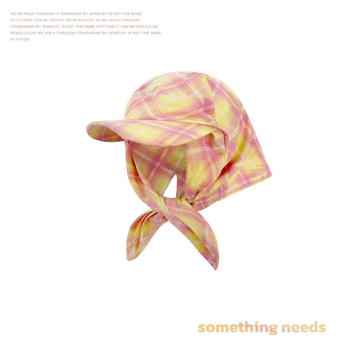 TRIA SELECT | STRIPED CAP SCARF ENSEMBLE【ID:TN00076】