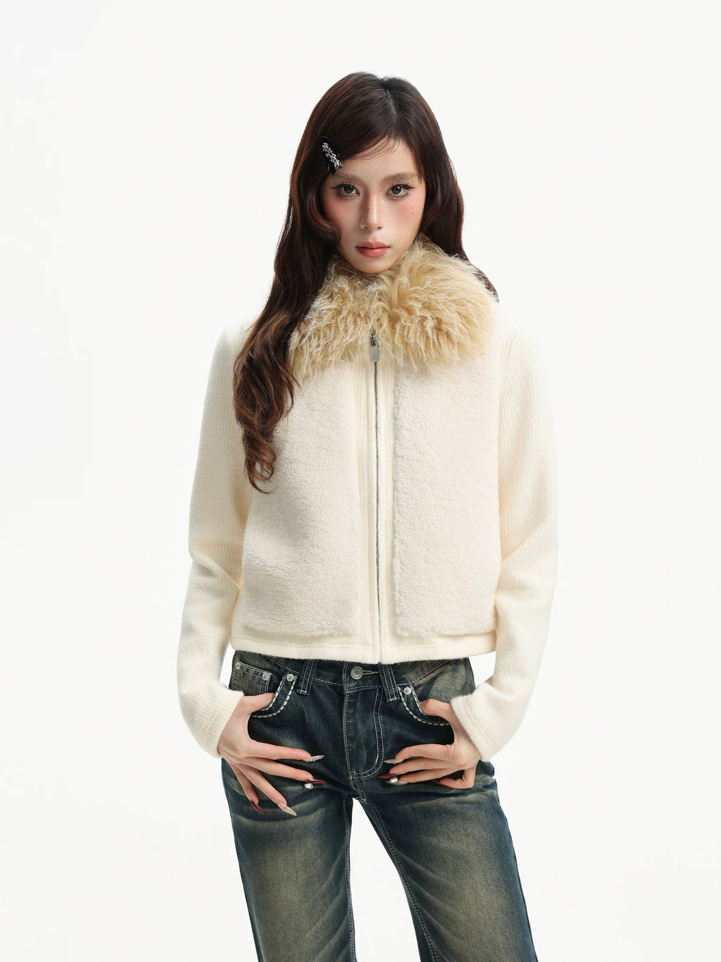 LOOSE KNIT CARDIGAN JACKET