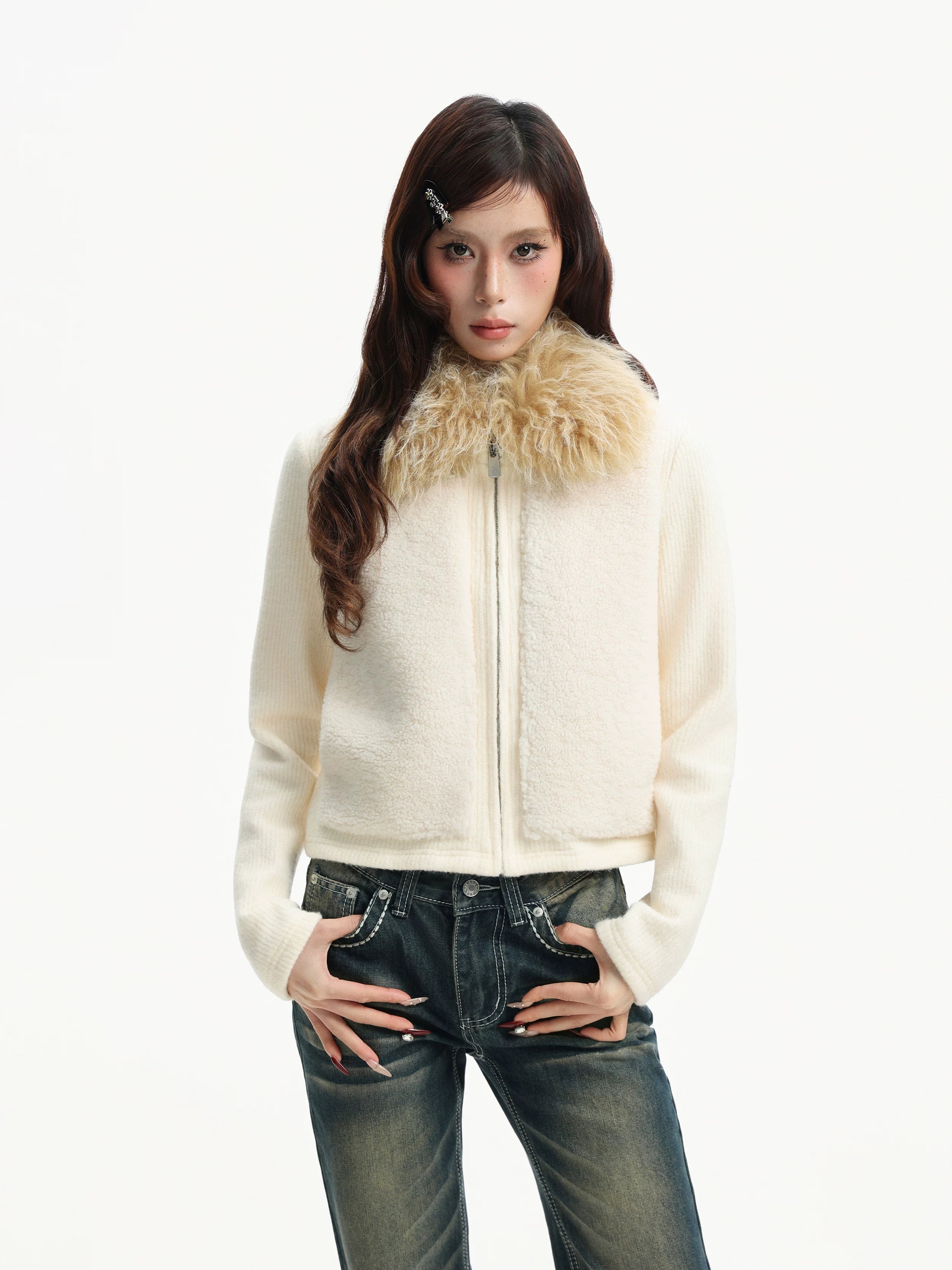LOOSE KNIT CARDIGAN JACKET