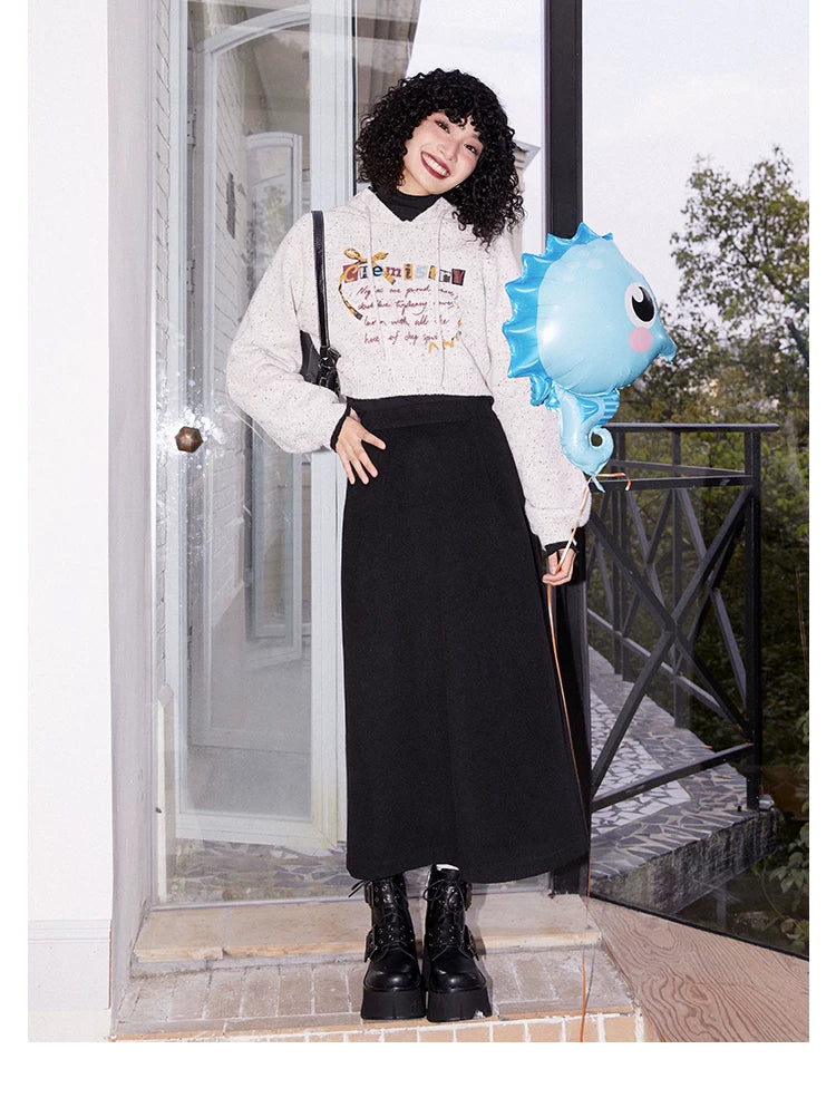 化学少女 | TWEED A-LINE SKIRT【ID:TN00164】