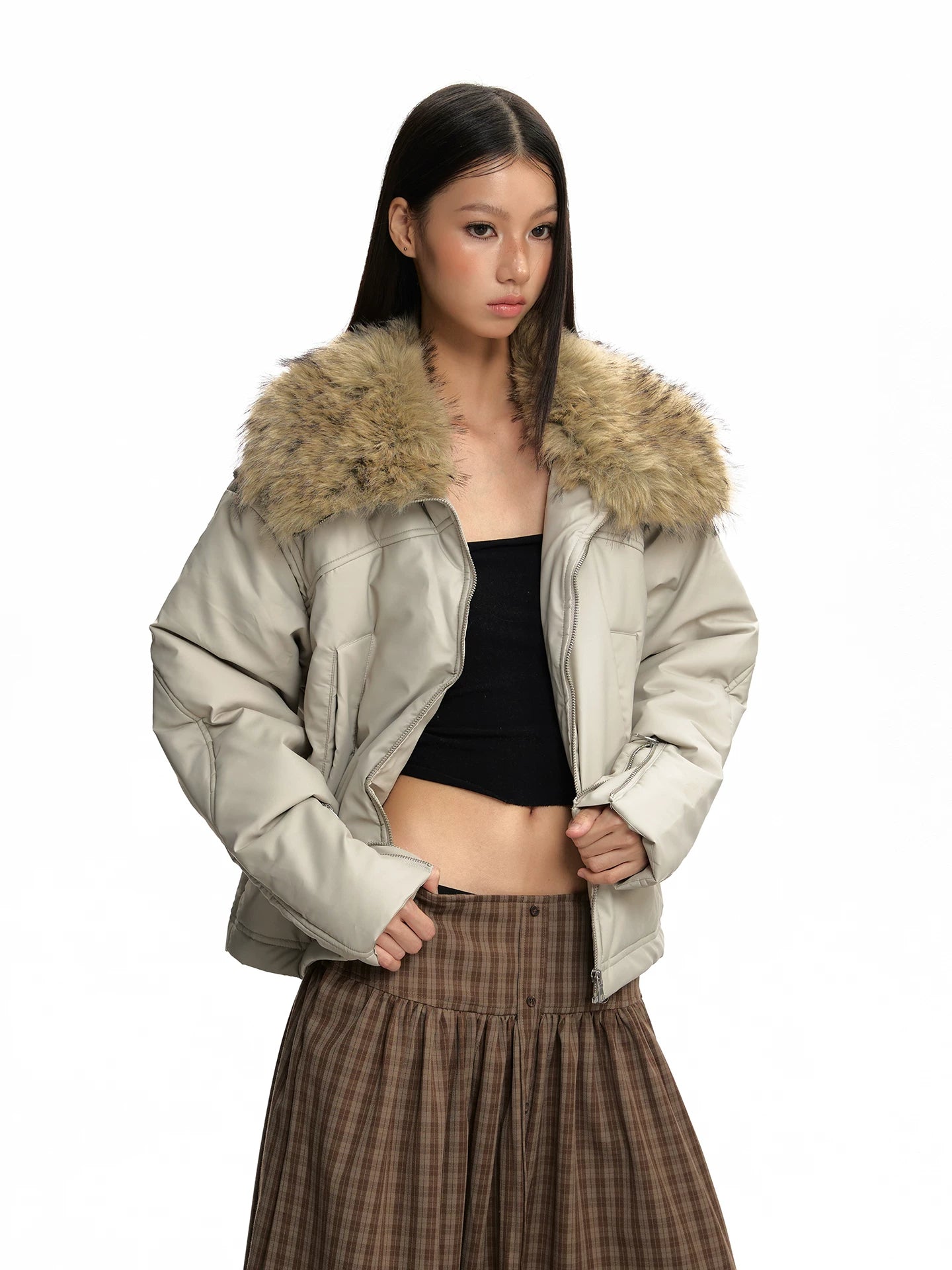 RETRO PU LEATHER JACKET