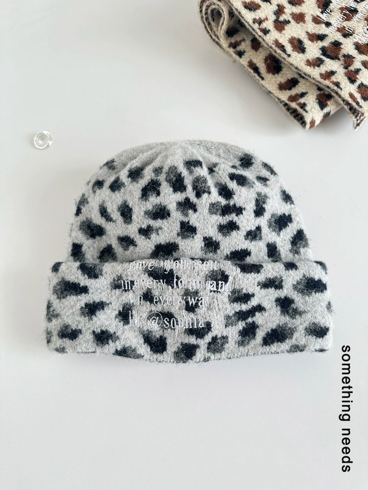 TRIA SELECT | LEOPARD PRINT WINTER BEANIE【ID:TN00138】