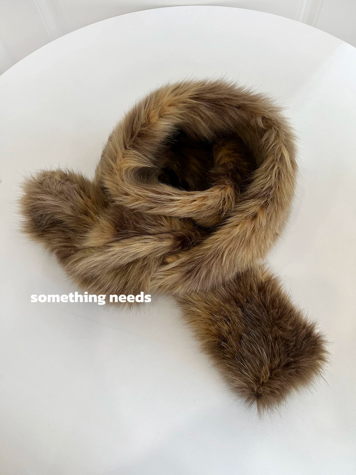 TRIA SELECT | CHIC PLUSH SCARF FOR WINTER【ID:TN00130】