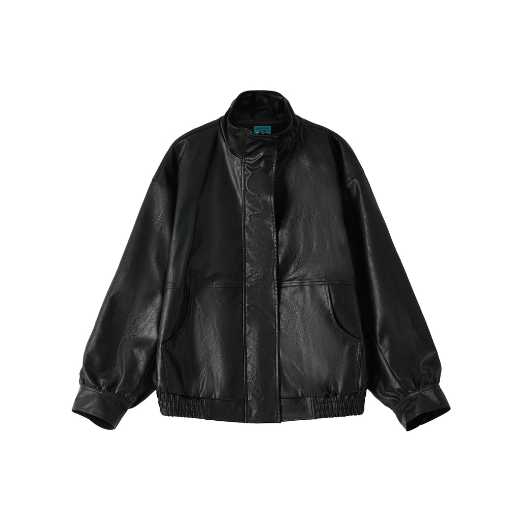 化学少女 | RETRO BIKER JACKET WITH BOA【ID:TN00144】