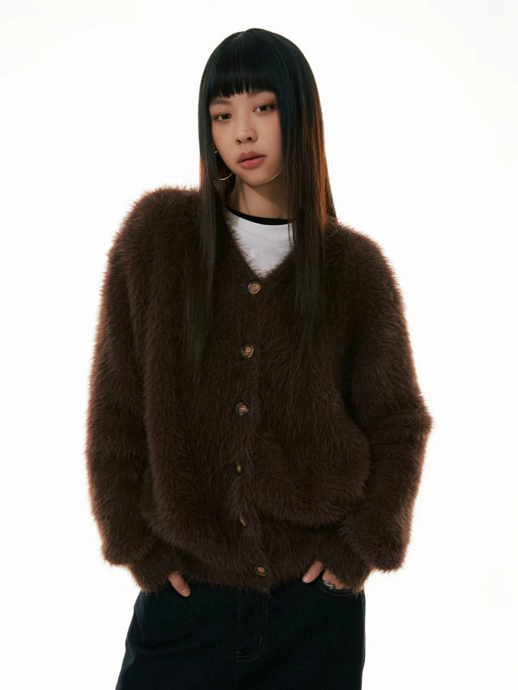 FUNKYFUN | RETRO CHIC KNIT CARDIGAN SWEATER【ID:TN00190】