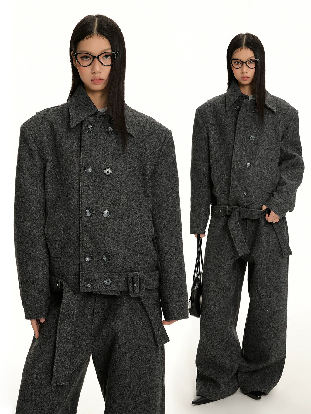 VINTAGE TWEED COMMUTER SUIT JACKET & PANTS
