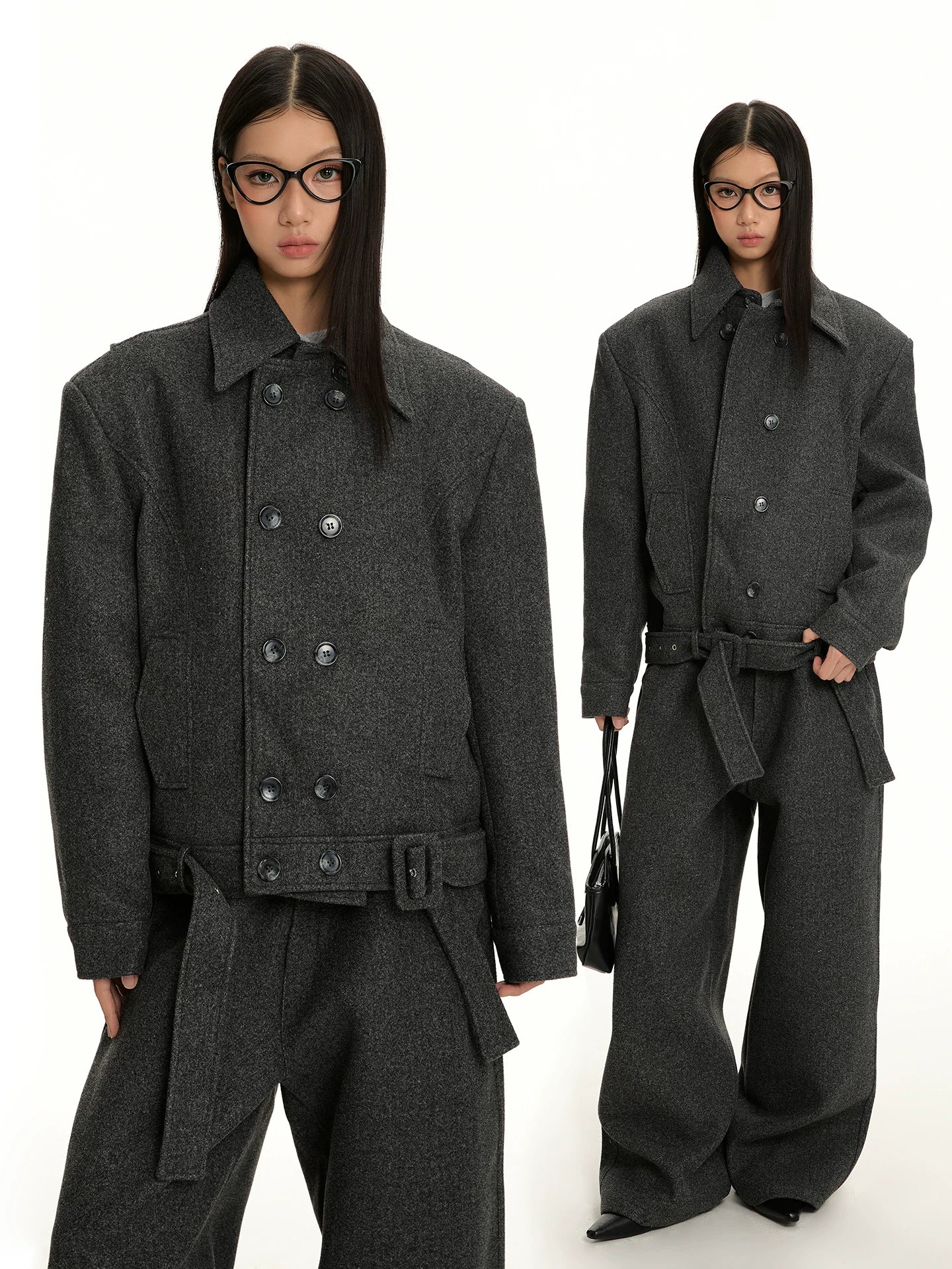 VINTAGE TWEED COMMUTER SUIT JACKET & PANTS