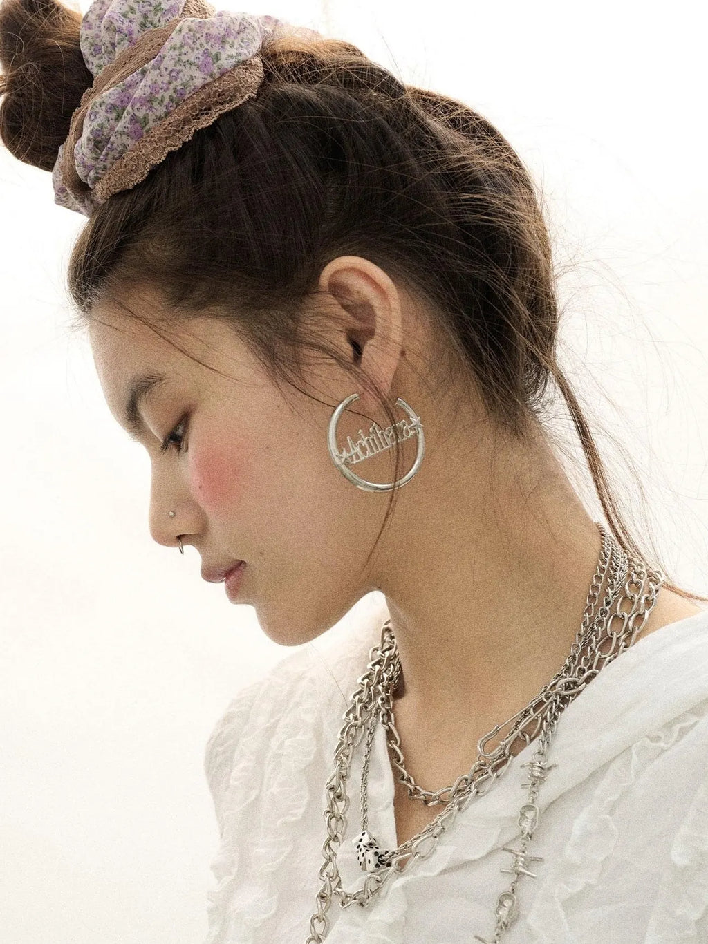 Orbit Star Earrings Chic Celestial Hoops