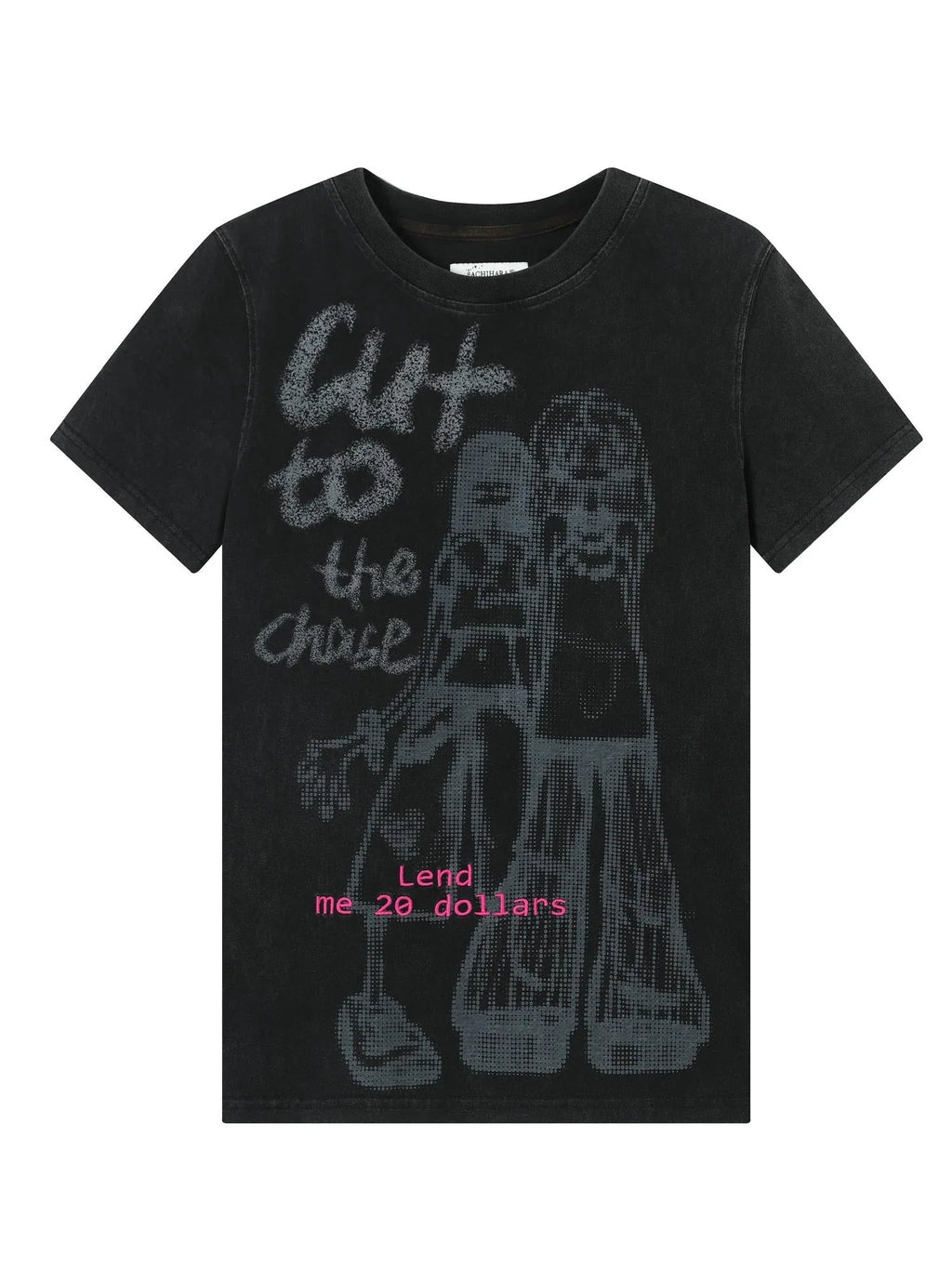 Bestie Borrowed Tee Retro Washed Cotton