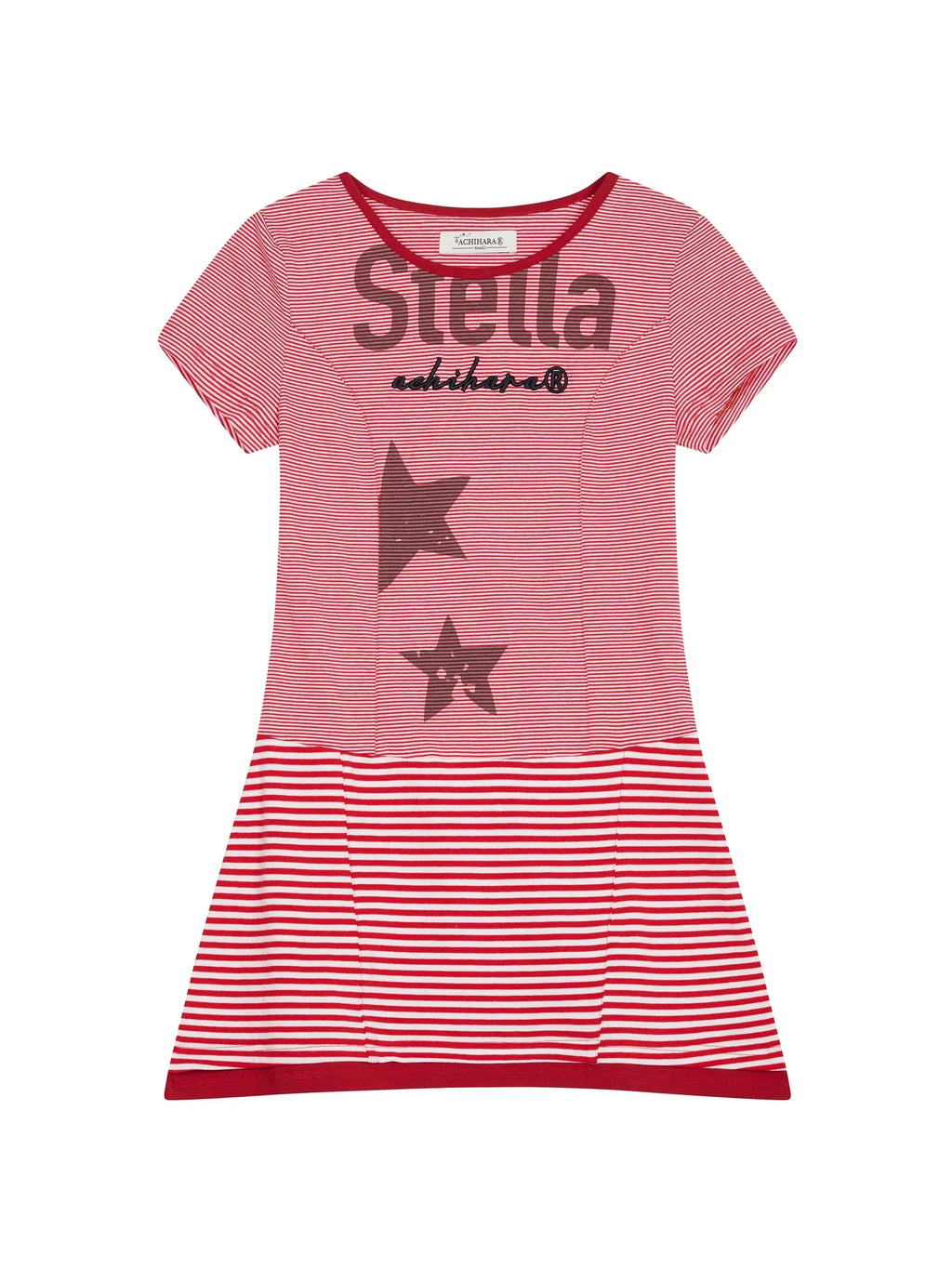 Stella Stolen Romance Short Sleeve Striped Dress