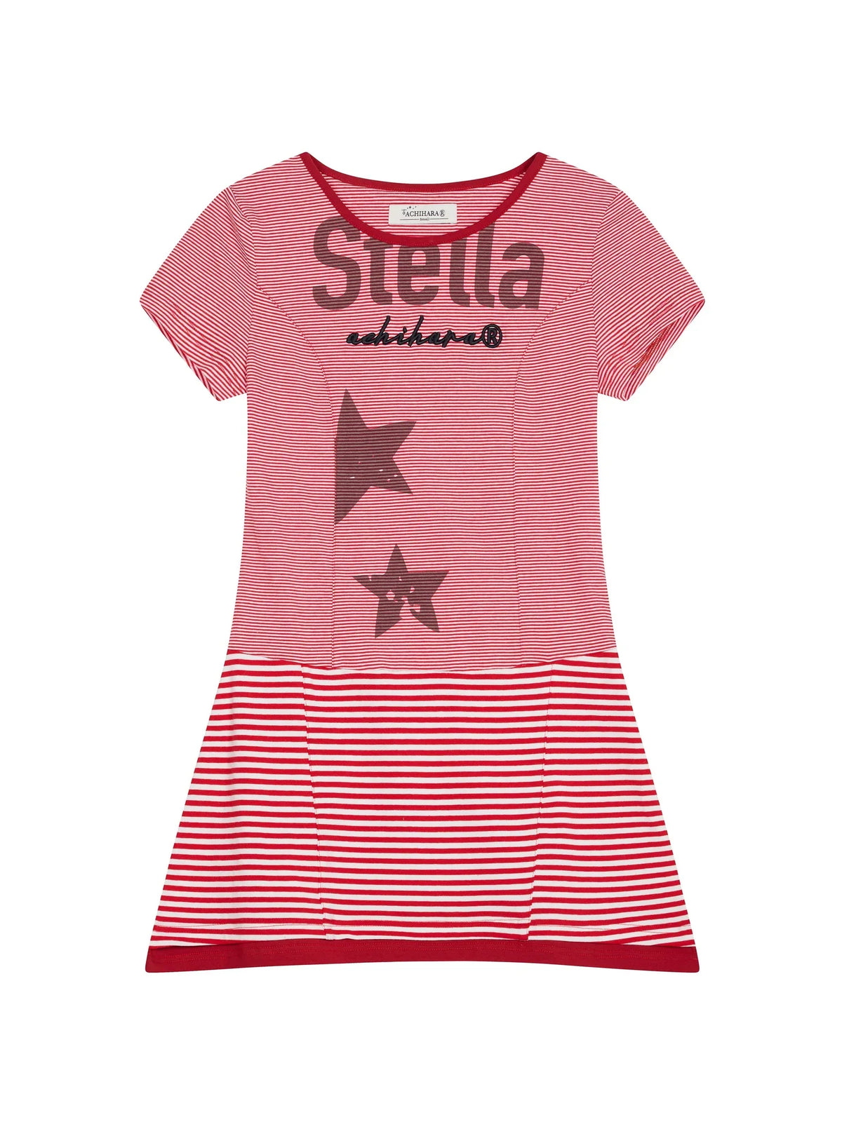 Stella Stolen Romance Short Sleeve Striped Dress