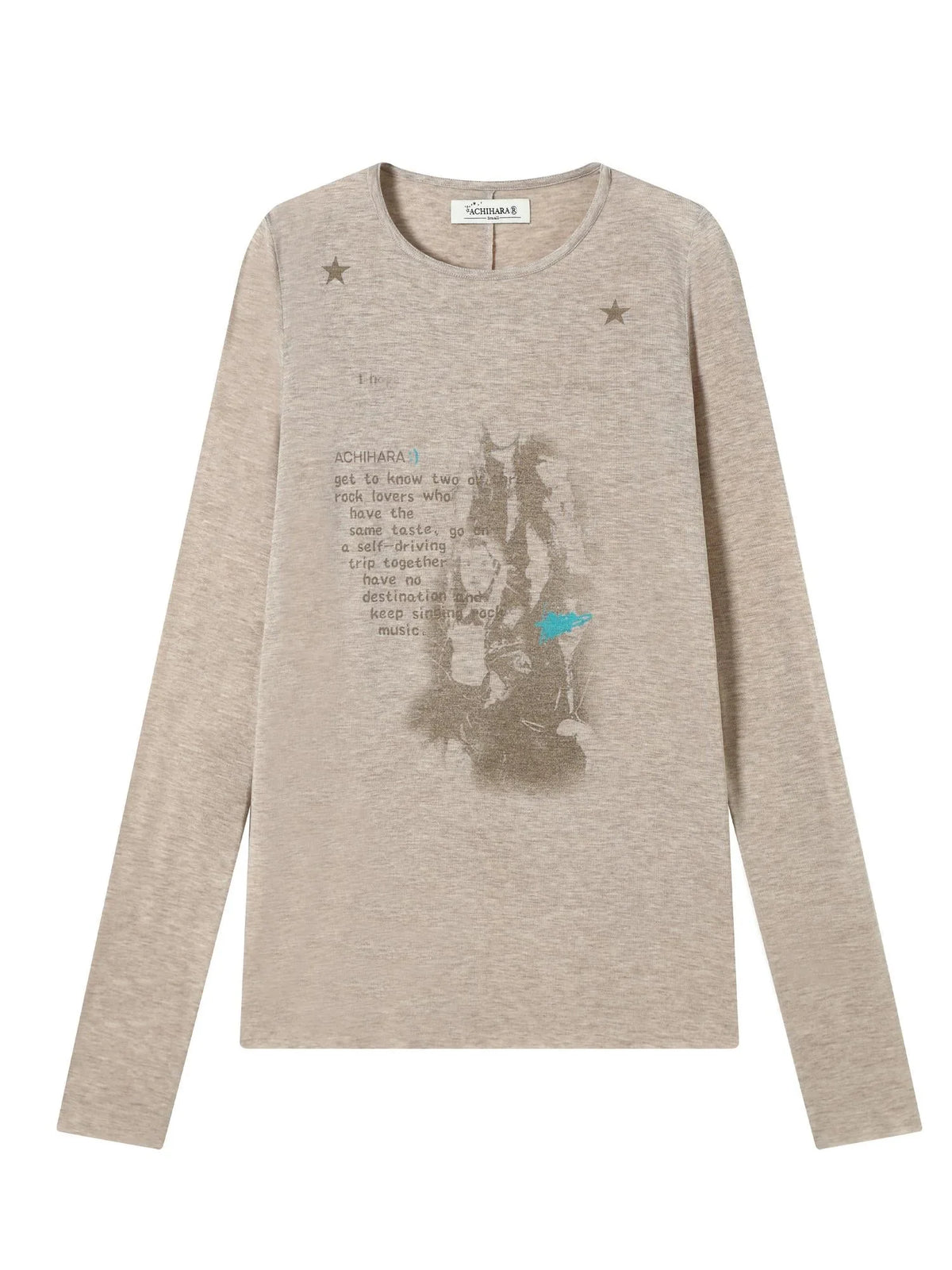 Fallen Satan Lightweight Rock Print Summer Tee