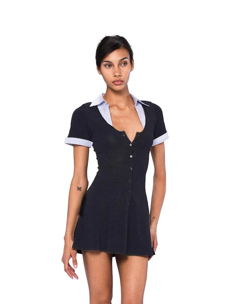 Summer Knit A-Line Sleeveless Dress