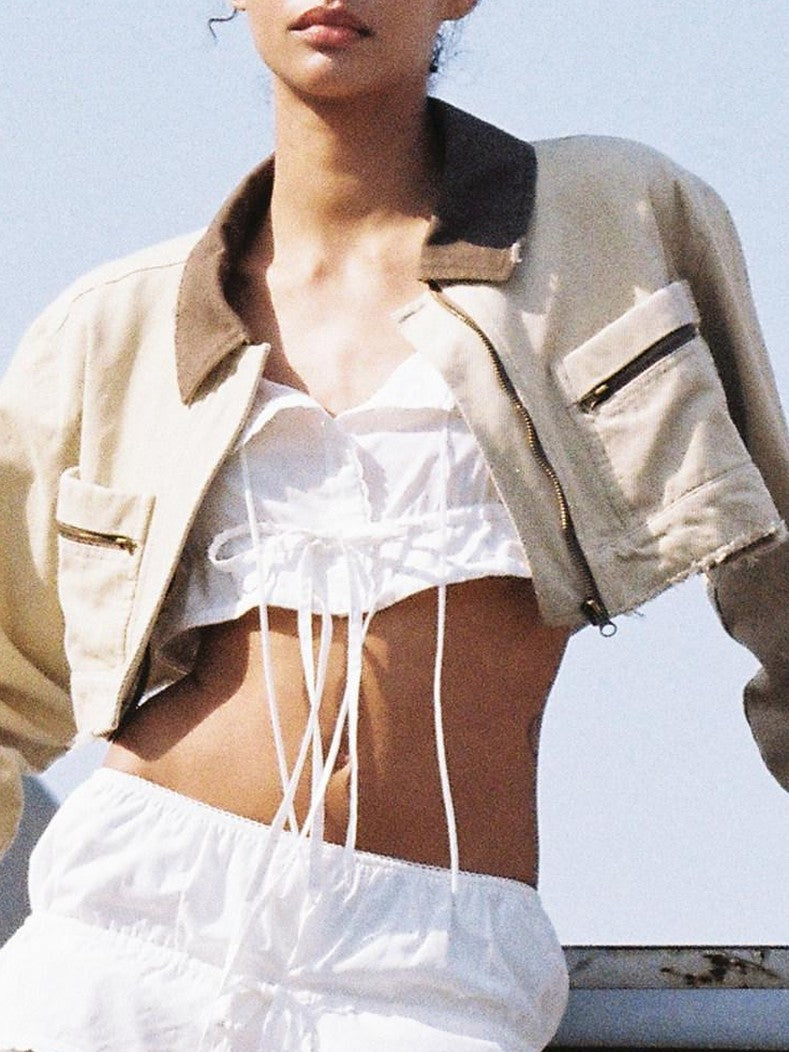 Boho Chic Embroidered Cropped Waist Women's Cotton Viscose Matching Skirt Sets
