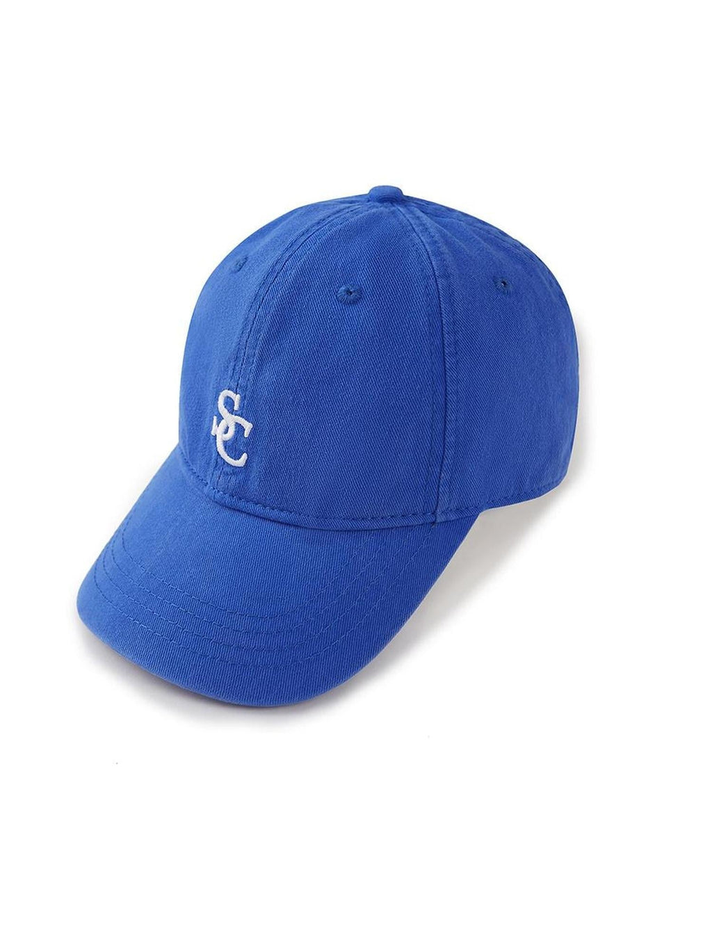 Khaki Embroidered Letter Logo Casual Curved Brim Women's Cotton Baseball Caps