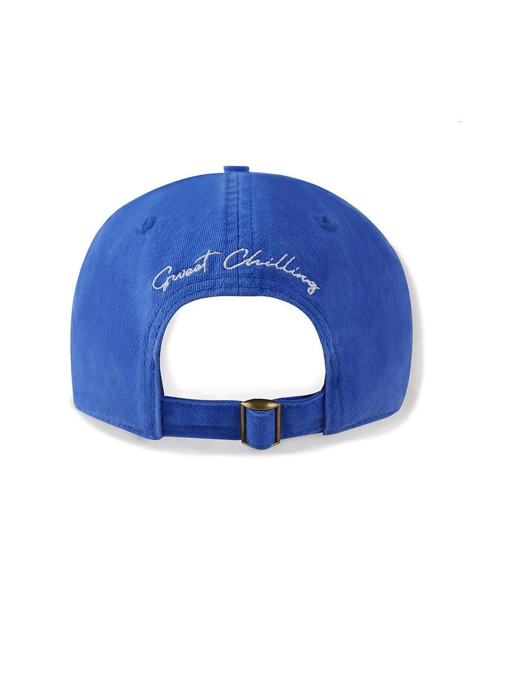 Khaki Embroidered Letter Logo Casual Curved Brim Women's Cotton Baseball Caps