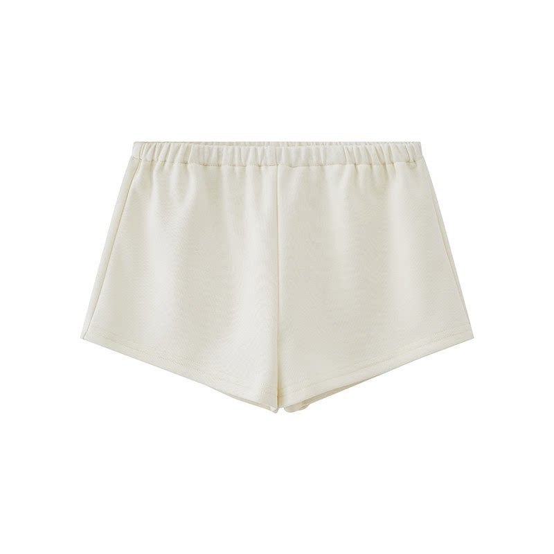 Pumpkin Balloon Loose Natural Waist Women's Polyester Chino Shorts