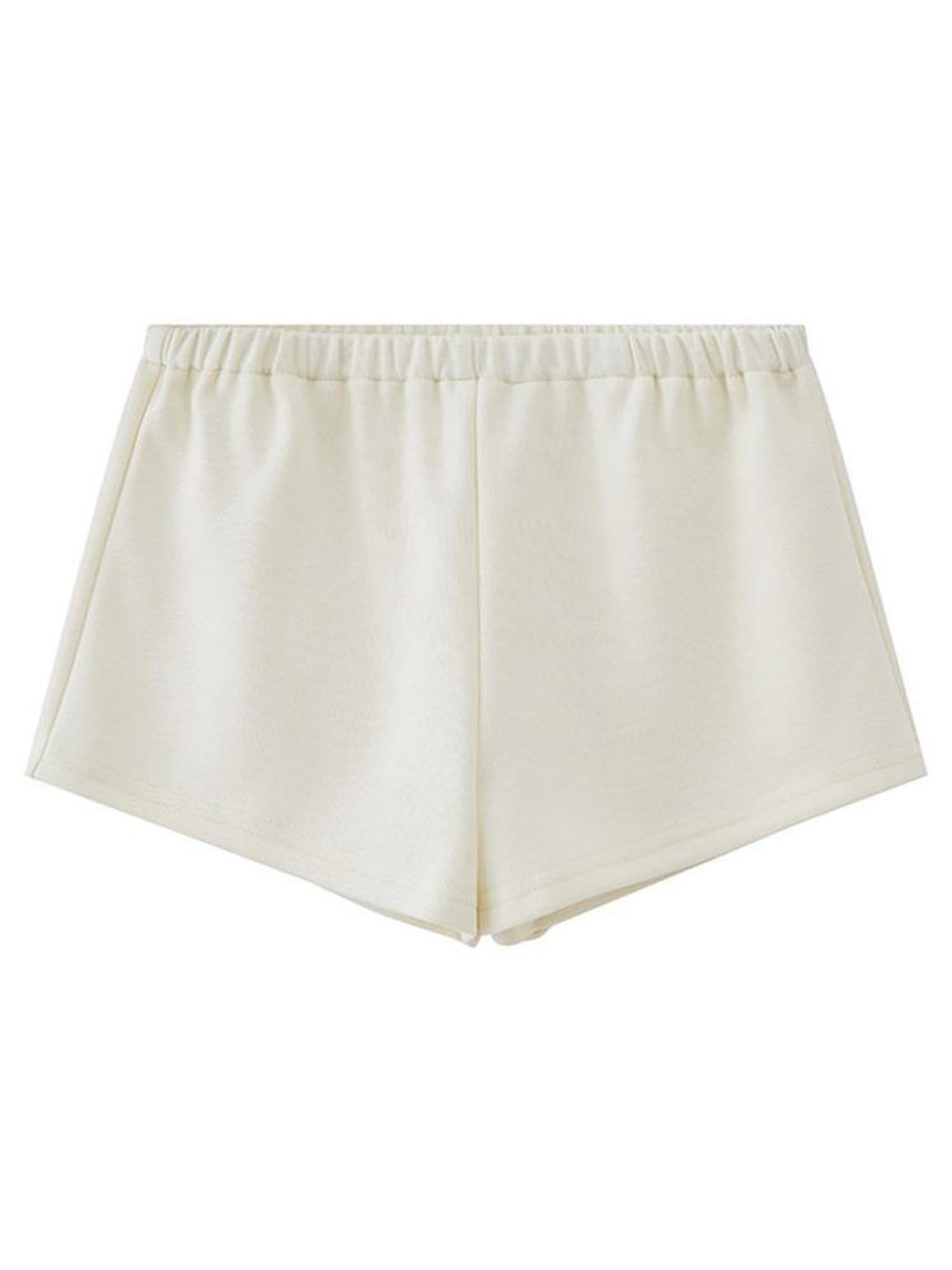 Pumpkin Balloon Loose Natural Waist Women's Polyester Chino Shorts