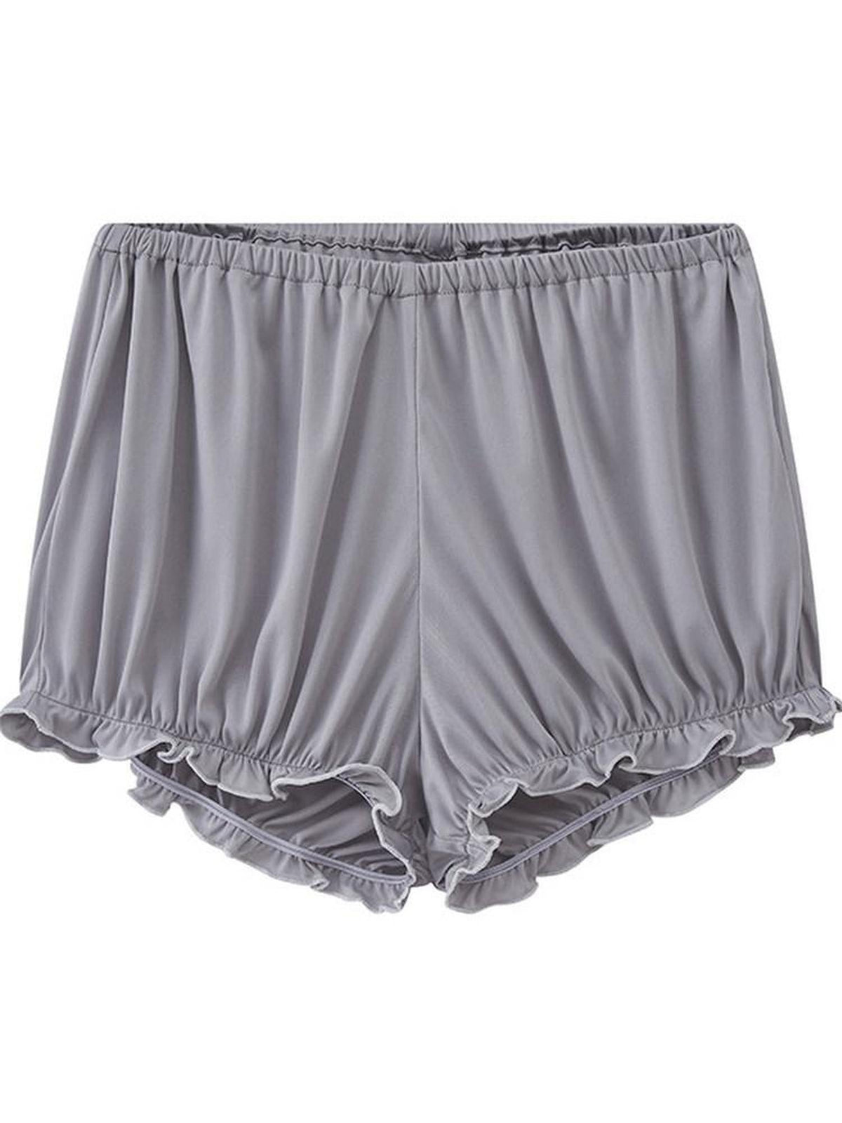 Pumpkin Balloon Loose Natural Waist Women's Polyester Chino Shorts