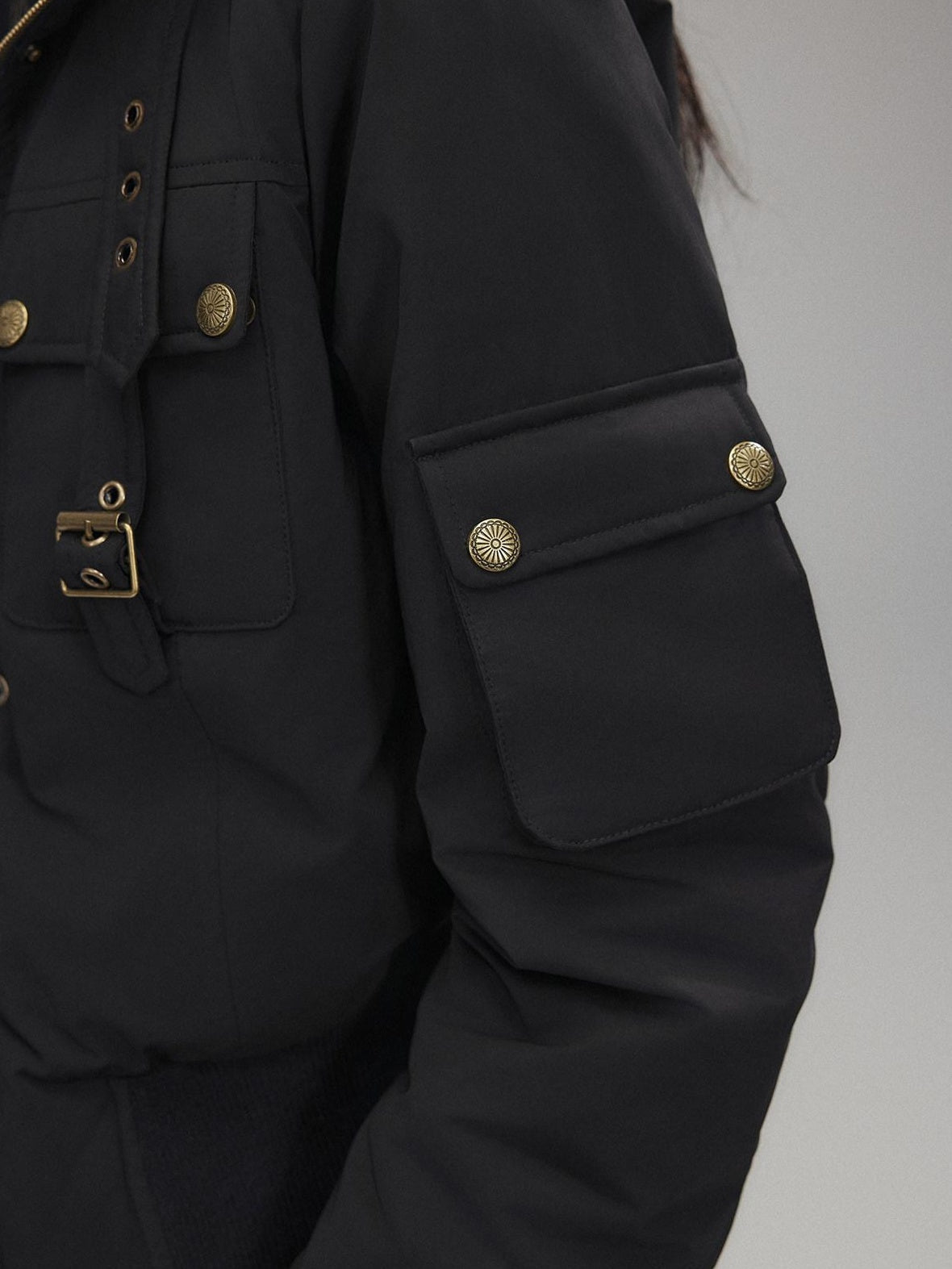 90 Percent White Duck Down Warm Casual Cinched Waist Women Everyday Down Jackets