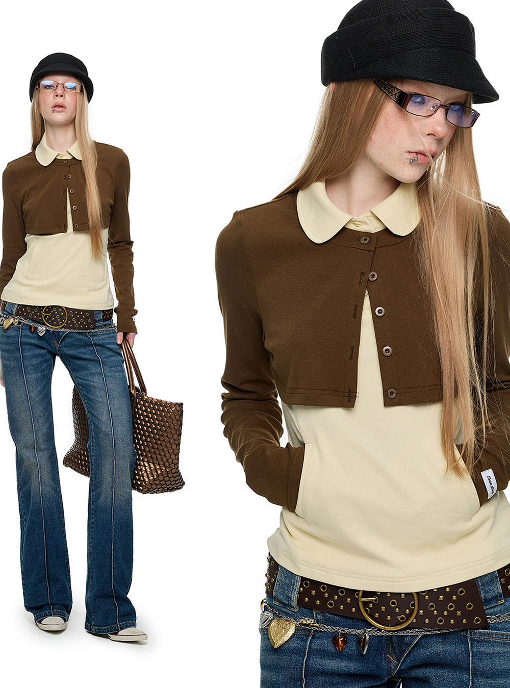 Lover's Trick Layered Top (2color)