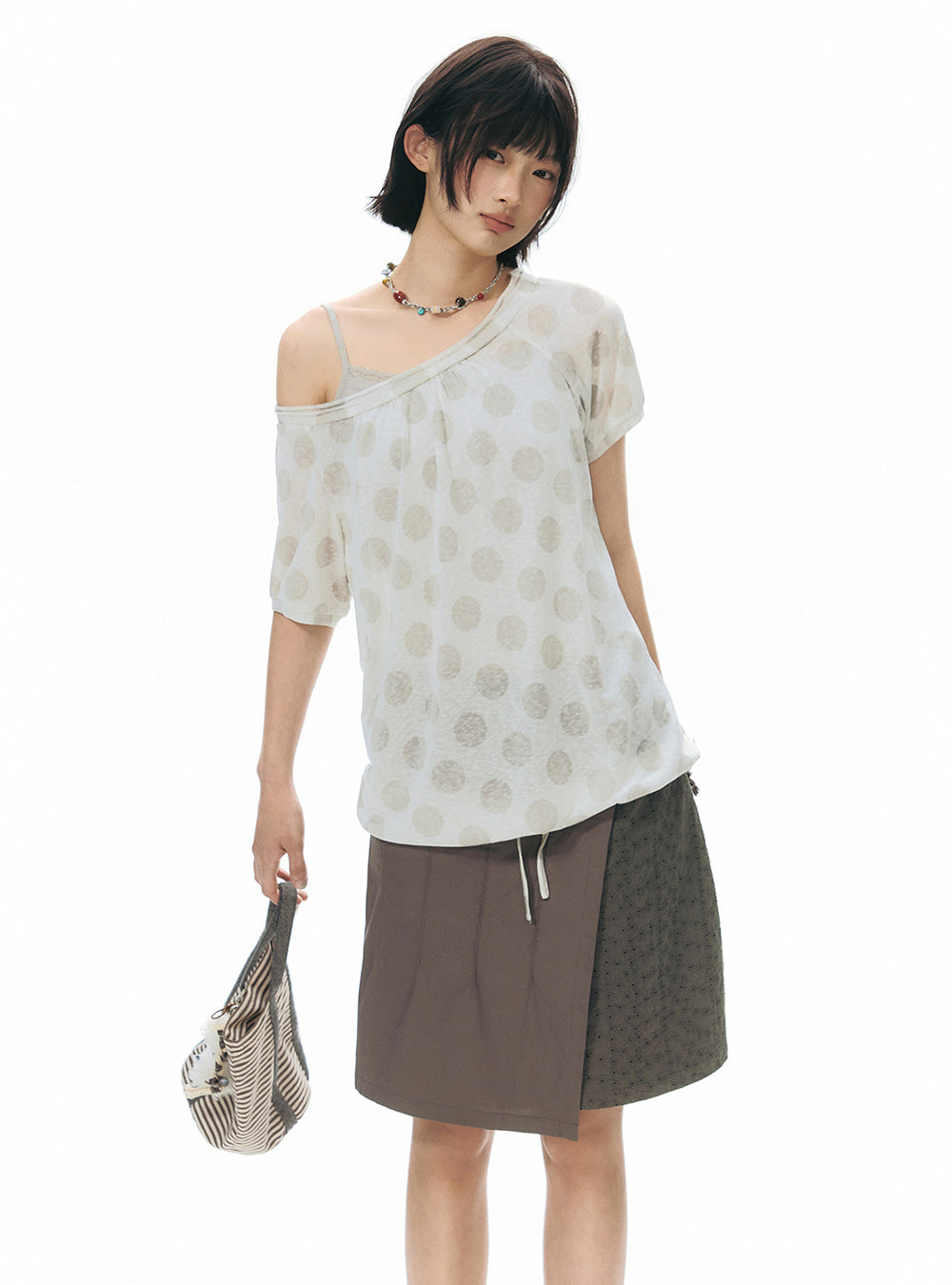 Drift Off-Shoulder Gather Top (2color)