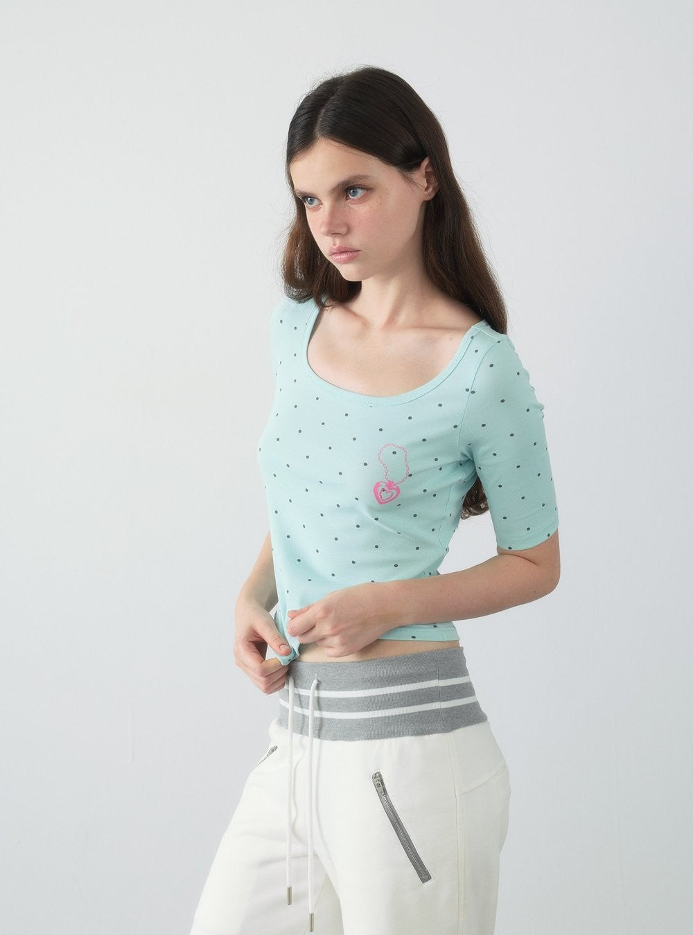 Dopamine Dot Heart Top
