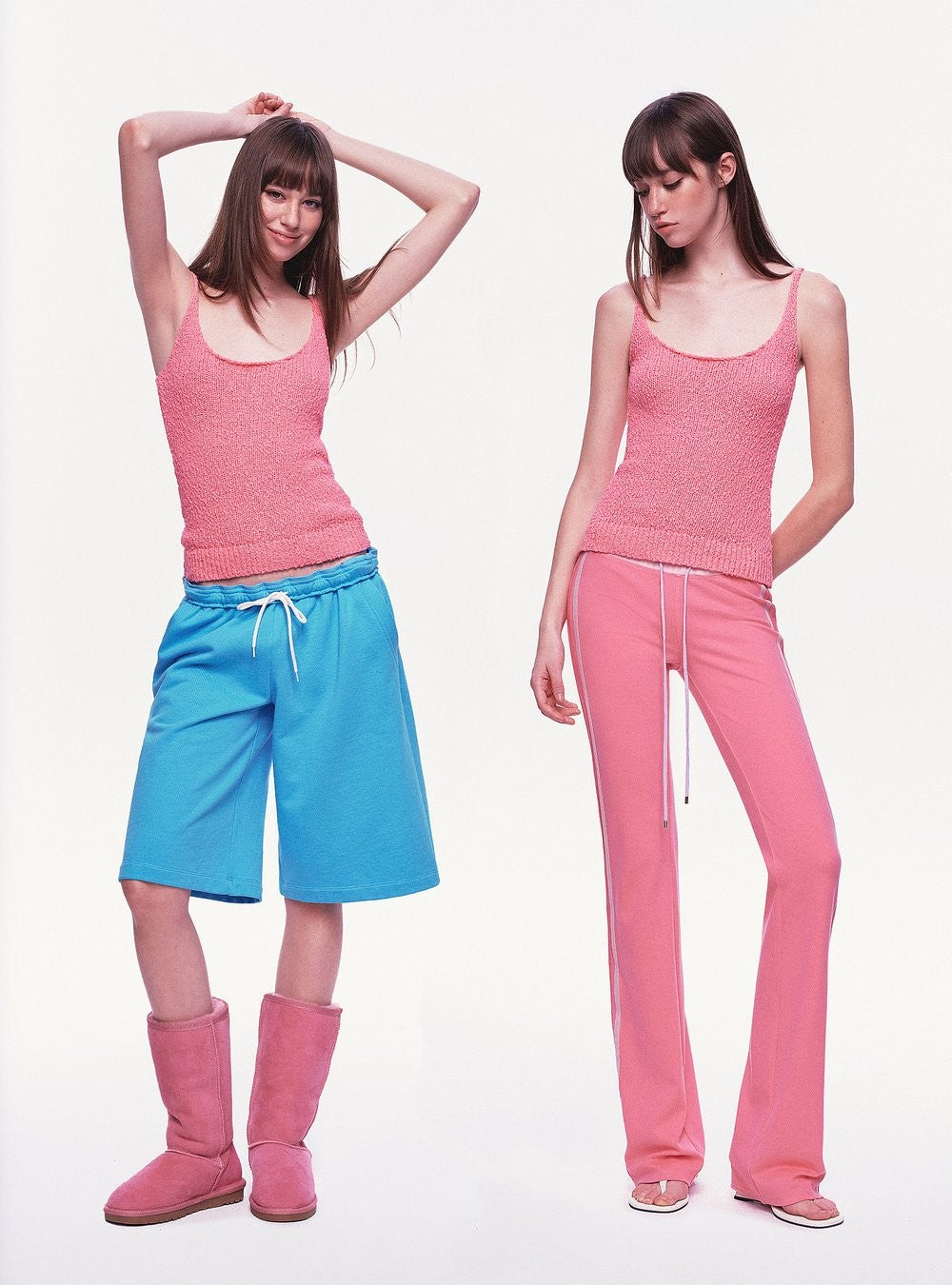 Refined U-Neck Tank Top (3color)