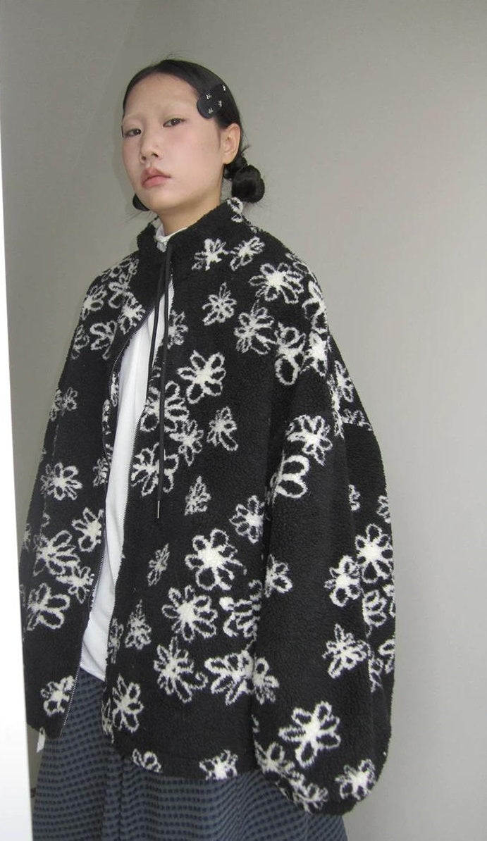 3months | RETRO PLUSH JACKET【ID:TN00050】