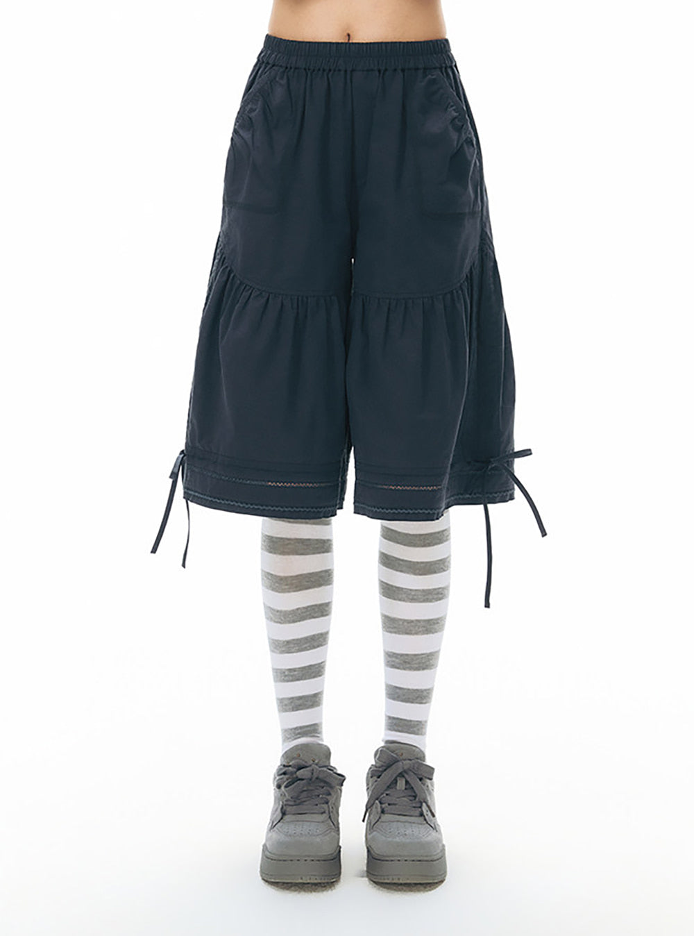 Utility Pocket Cropped Pants (2color)