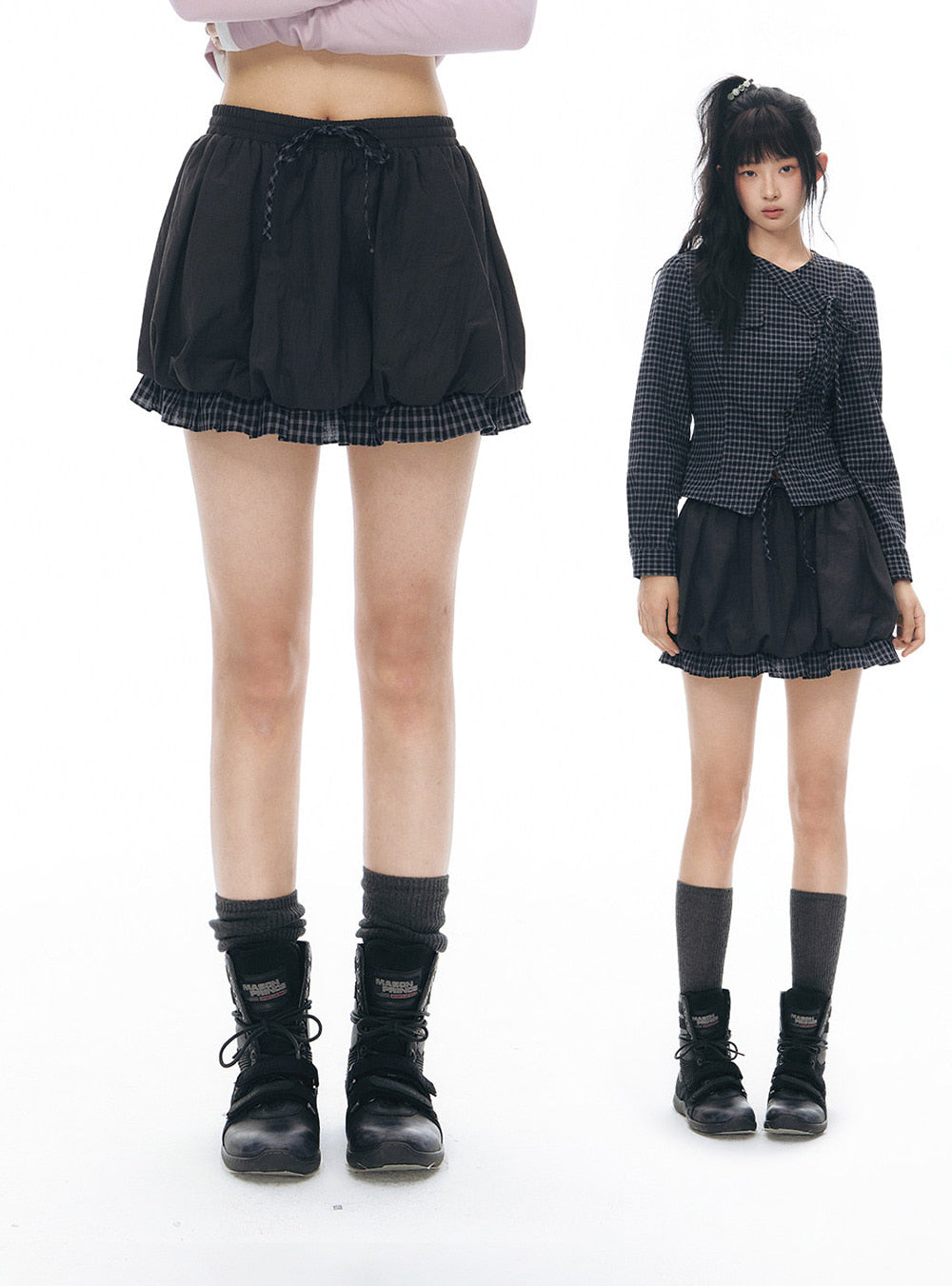 Layered Bloom Mini Skirt