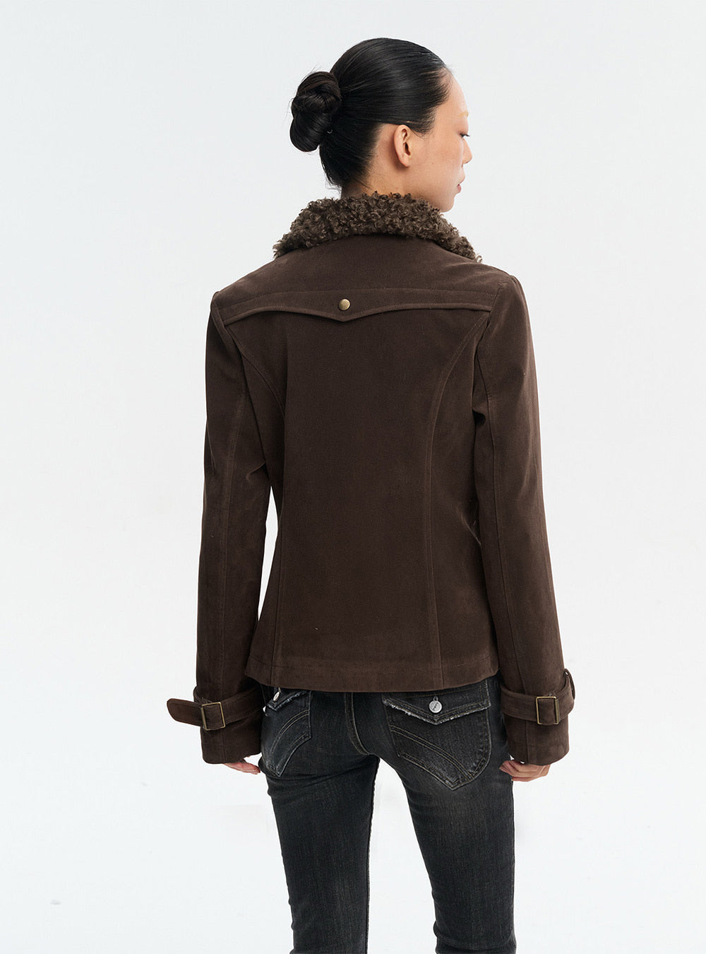 Brown Suede Women’s Jacket