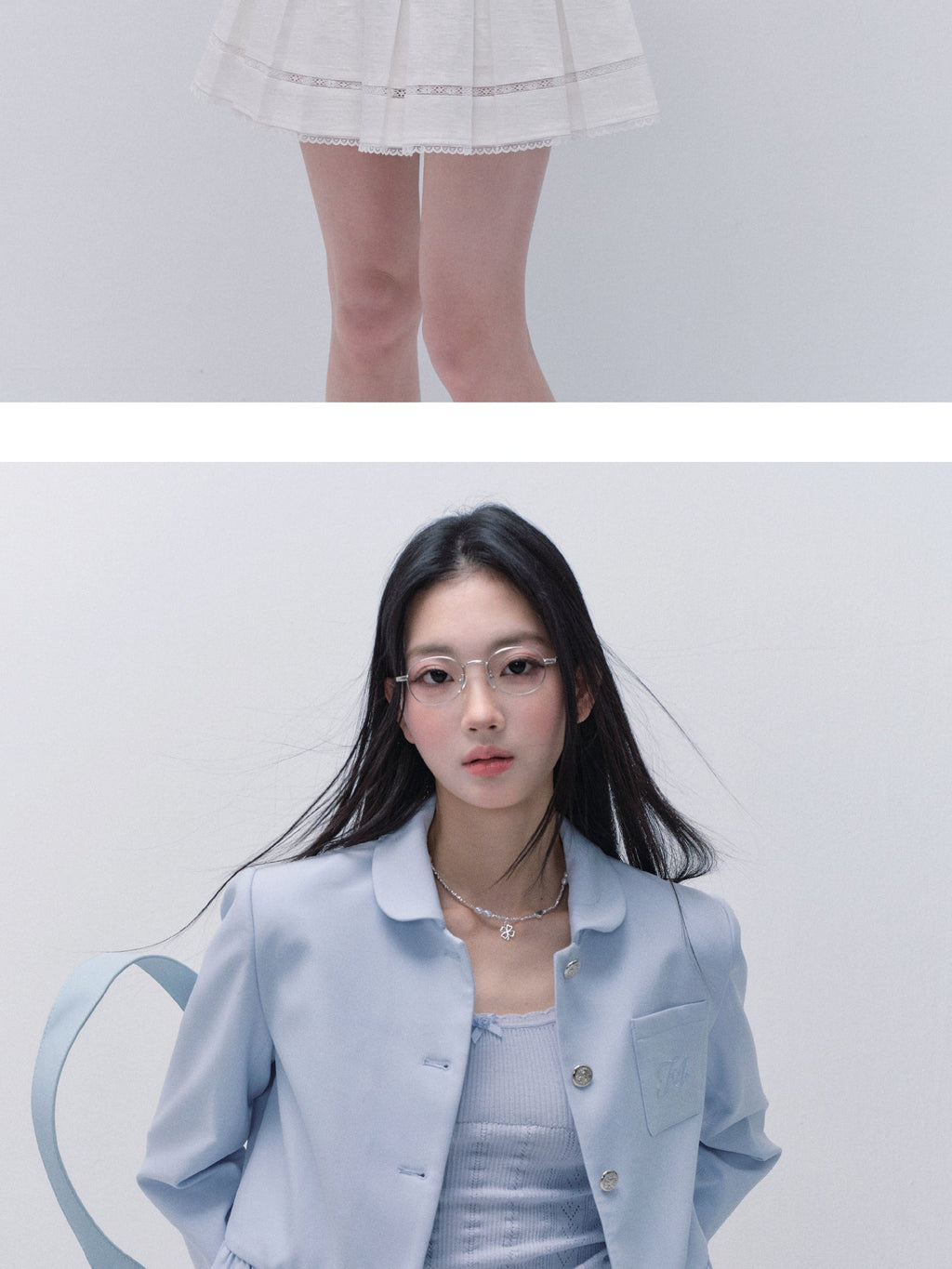 Peter Pan Collar Embroidered Cropped Jacket