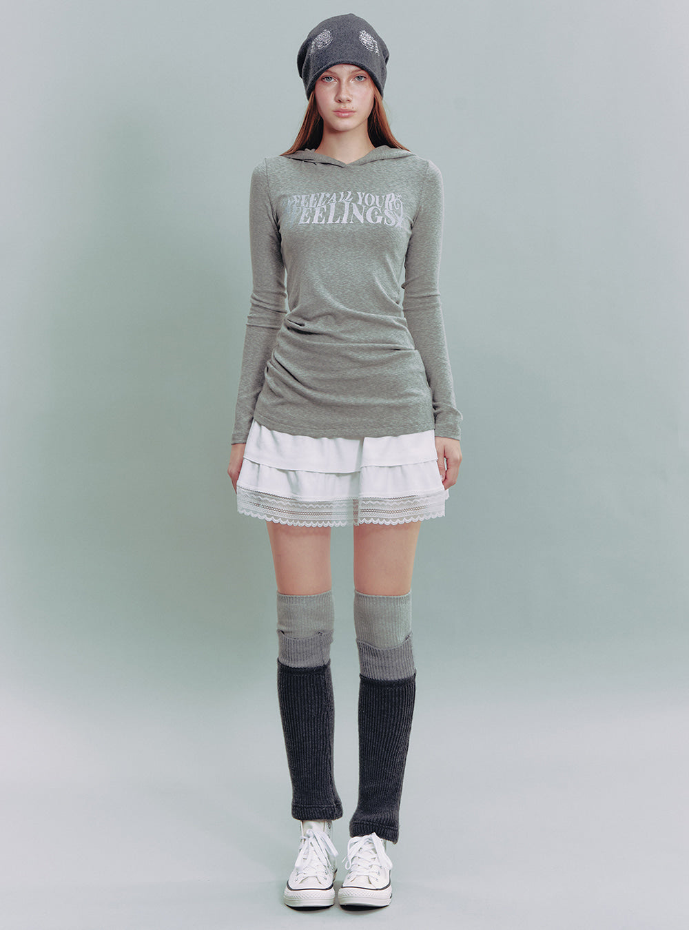 Ruffle Layered Mini Skirt (2color)