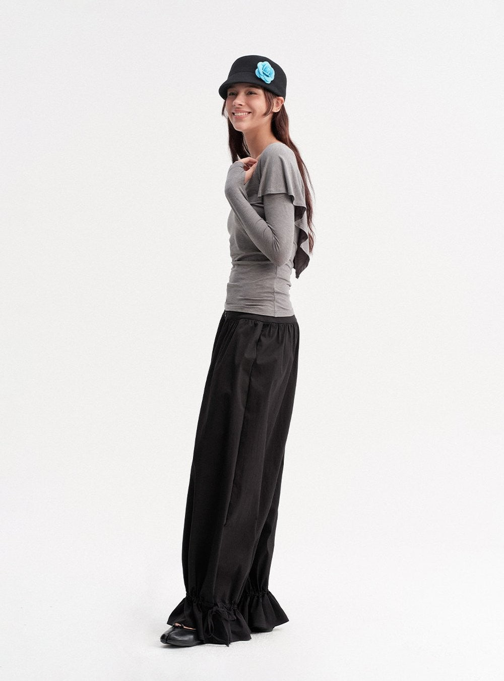 Cape Layered Sleeve Top