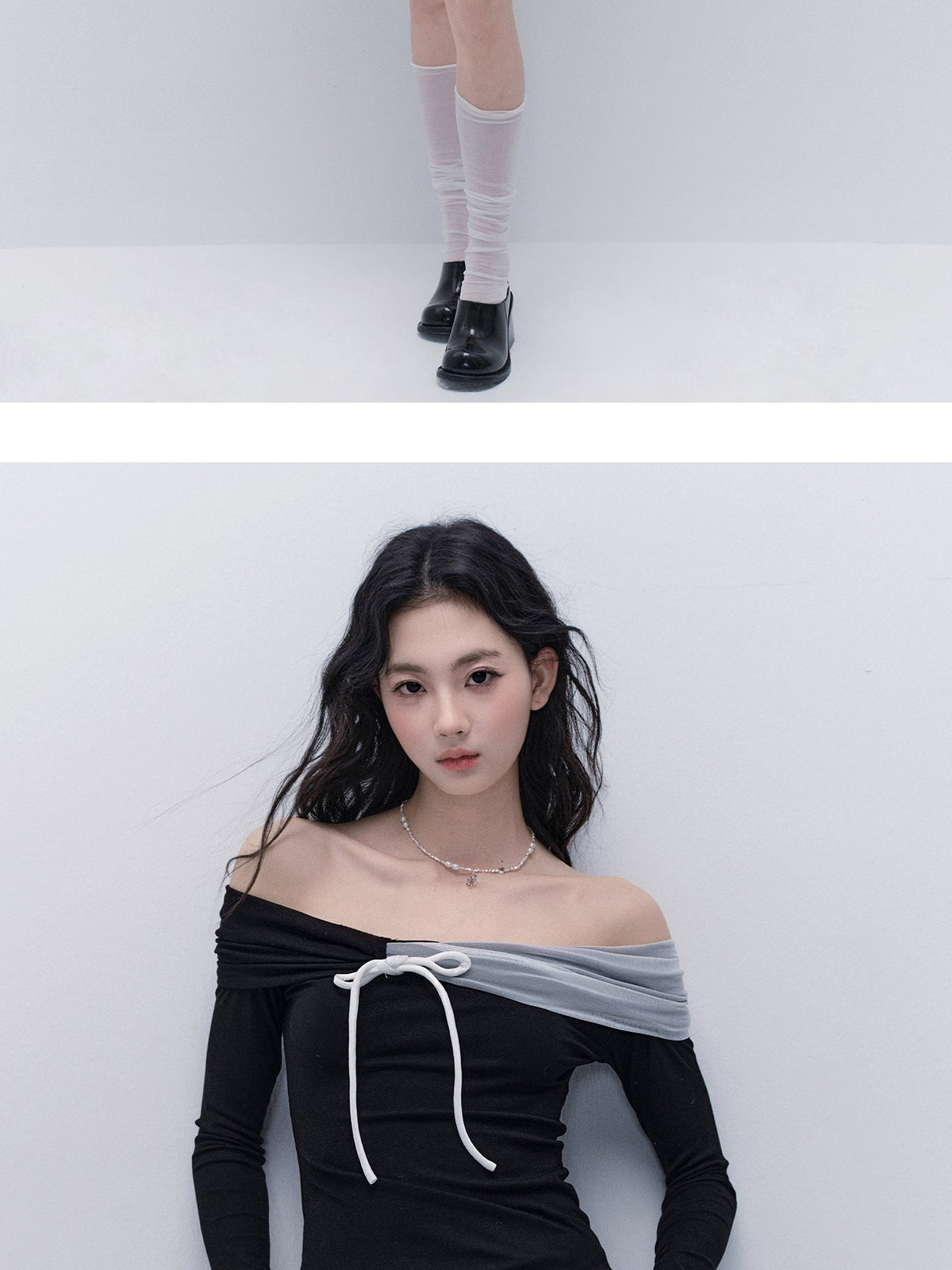 Asymmetric Off-Shoulder Top With Sleeve Options